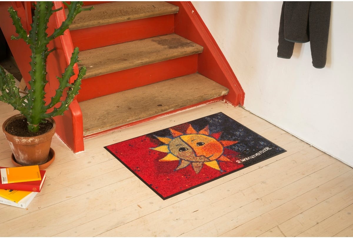 Salonloewe Doormat Size 3 Red Blue 2
