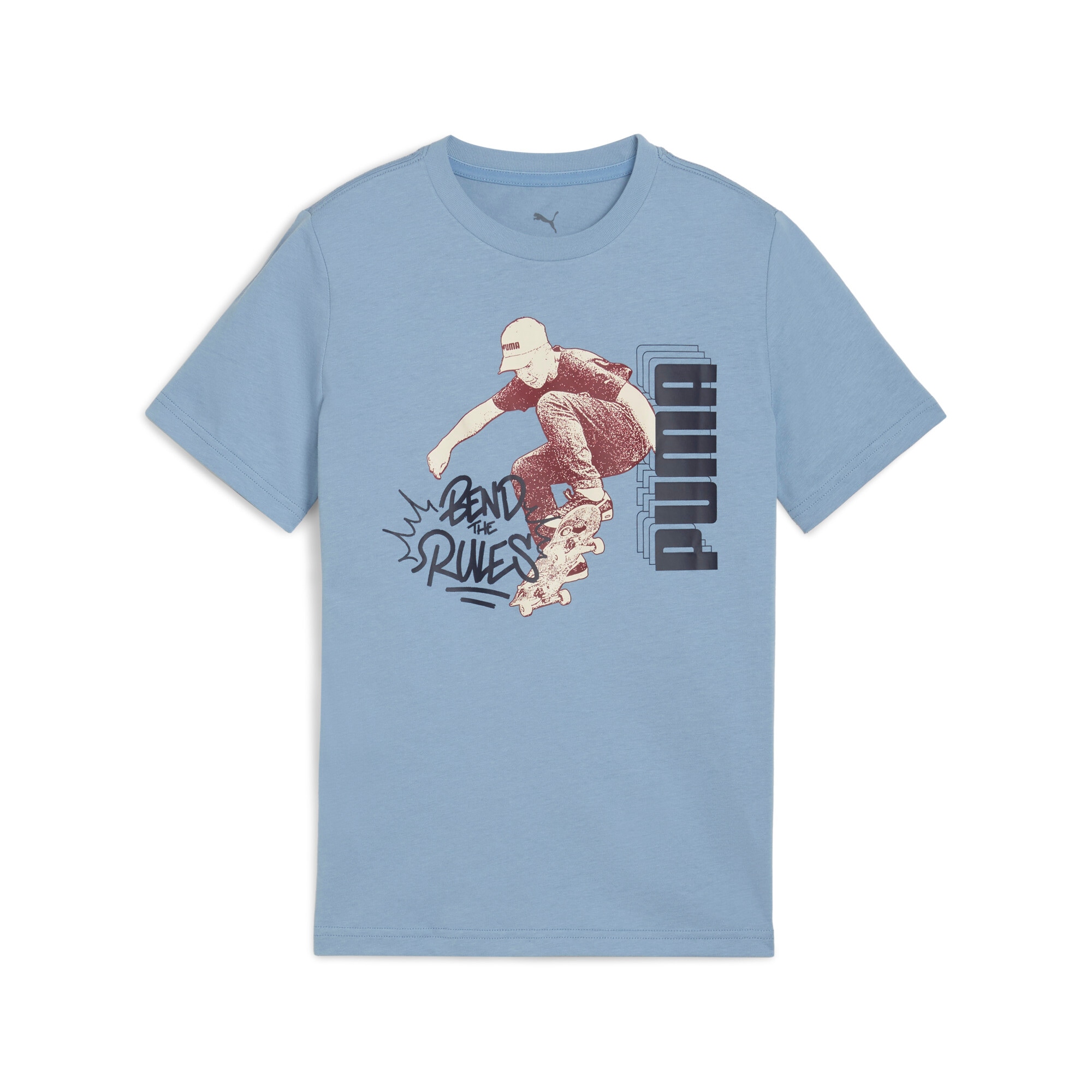 PUMA "MID90S GRAPHIC TEE I B" sportliche Passform, mit Rundhalsausschnitt, mit Print-Applikation
