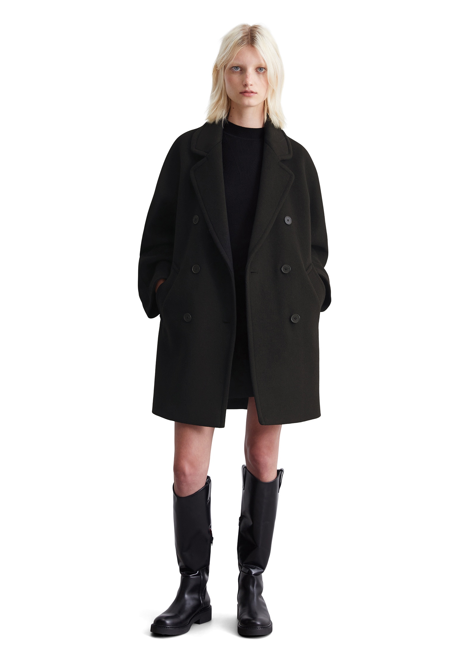 Marc O'Polo Outdoorjacke »aus recyceltem Wolle-Mix«