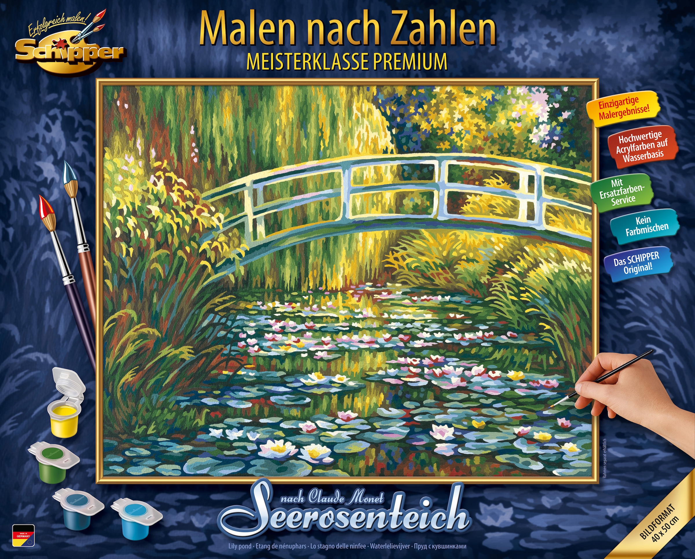 Schipper Malen nach Zahlen »Meisterklasse Premium - Seerosenteich nach  Claude Monet (1840-1926)«, Made in Germany | BAUR
