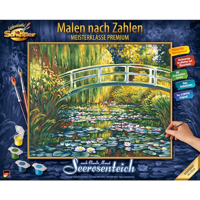 Schipper Malen nach Zahlen »Meisterklasse Premium - Seerosenteich nach  Claude Monet (1840-1926)«, Made in Germany | BAUR