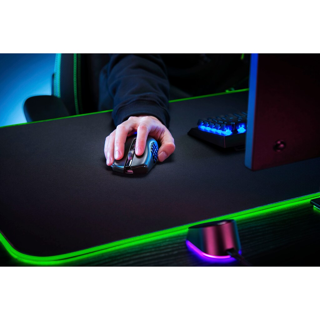 RAZER Gaming-Maus »Naga V2 Pro«, Bluetooth-RF Wireless-kabelgebunden