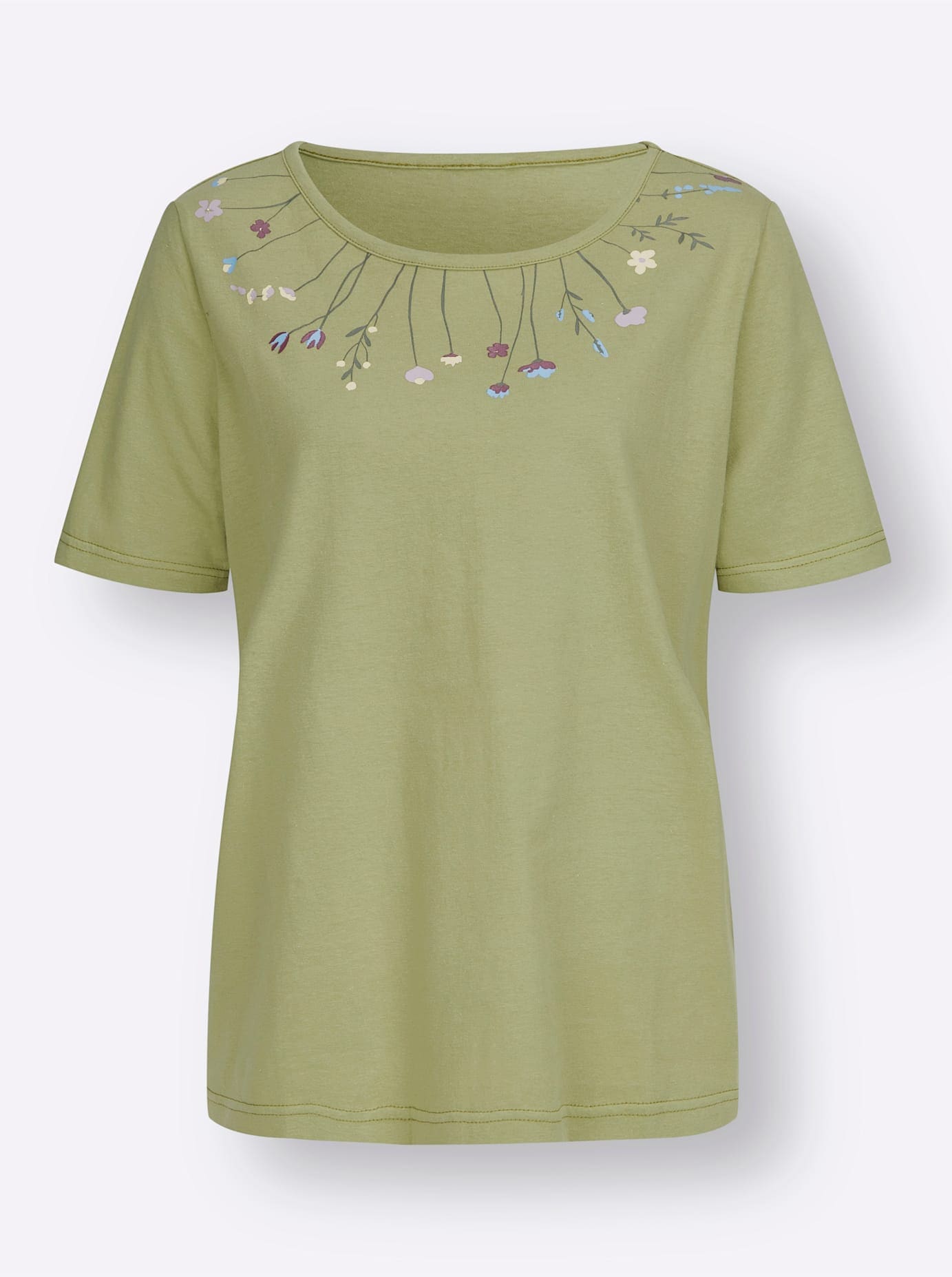 Thumbnail - Classic Basics Kurzarmshirt "Rundhals-Shirt", 1 Stk.