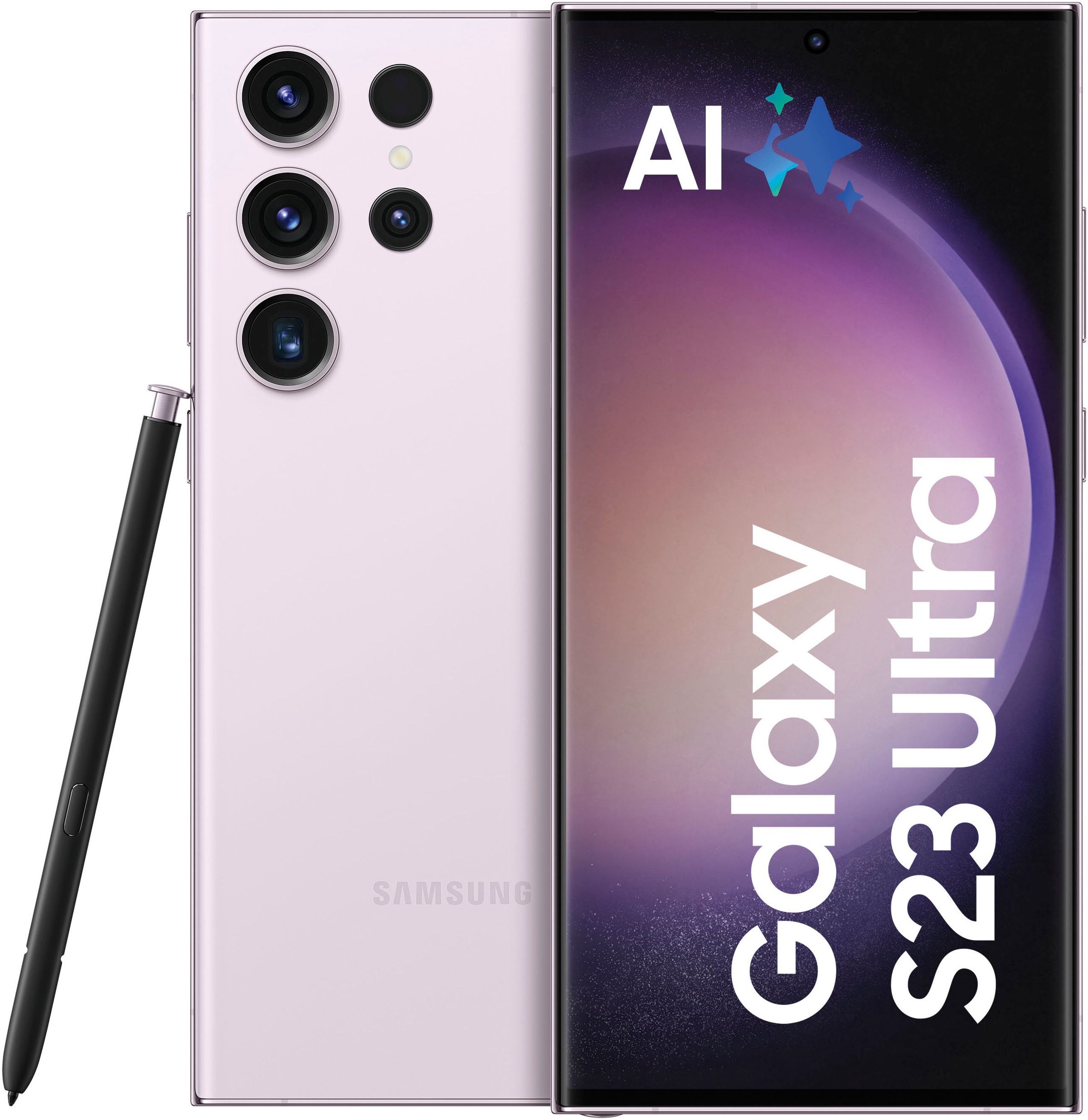 Samsung Smartphone »Galaxy S23 Ultra«, Light Pink, 17,31 cm/6,8 Zoll, 512 GB Speicherplatz, 200 MP Kamera, AI-Funktionen