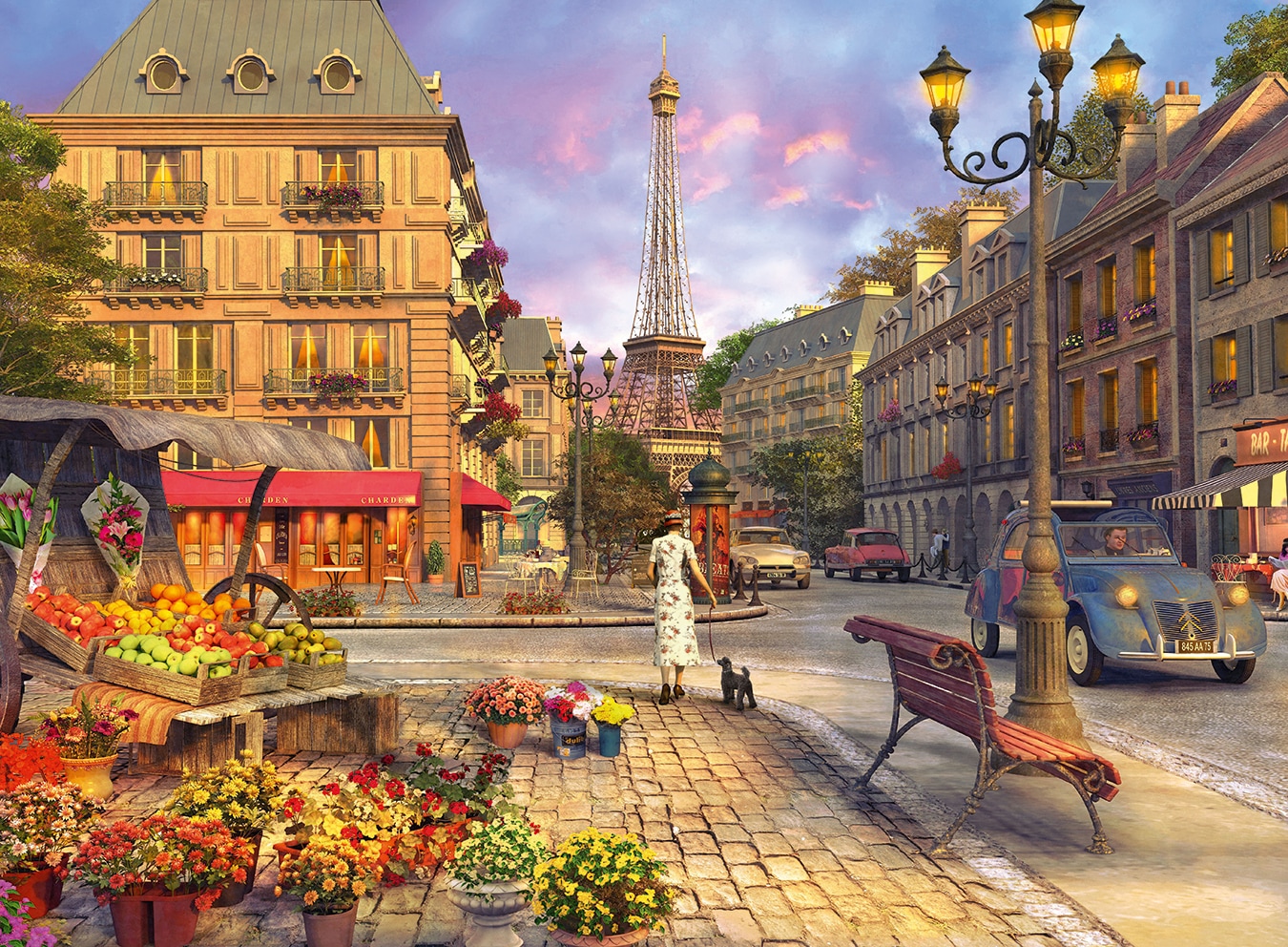 Ravensburger Puzzle »Spaziergang durch Paris«, Made in Germany