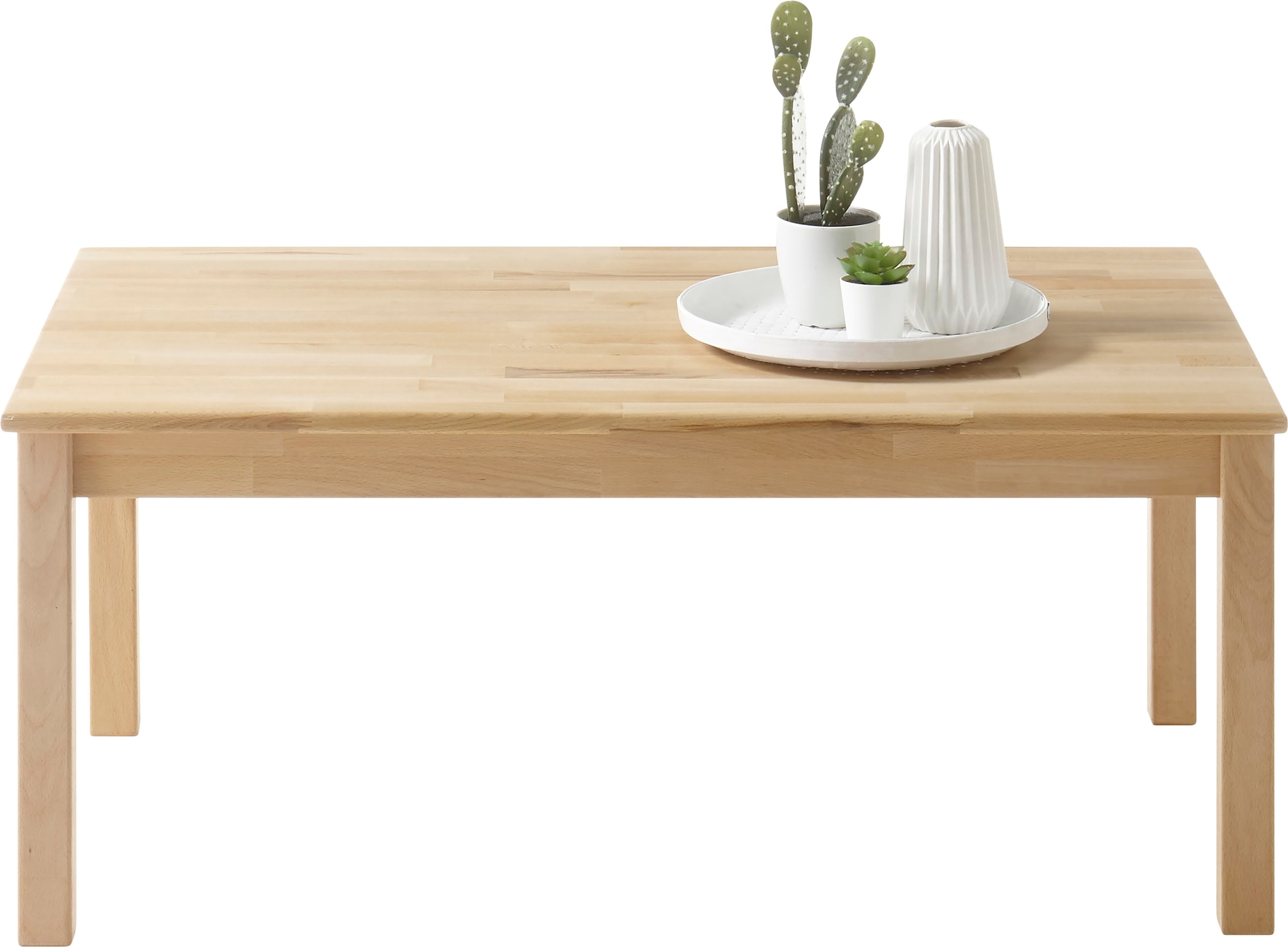 MCA furniture Couchtisch »Alfons«, bis 20 belastbar | Wohnzimmertisch geölt, kg Massivholz keilverzinkt kaufen BAUR