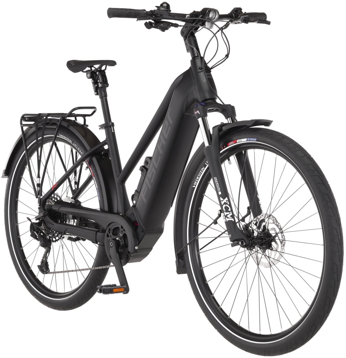 FISCHER Fahrrad E-Bike »VIATOR N100 50 711«, 12 Gang, SRAM, Schaltwerk SX EAGLE