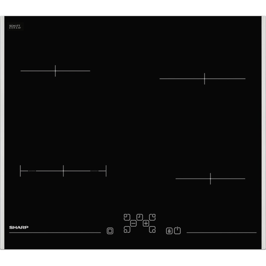 Sharp Elektro-Kochfeld von SCHOTT CERAN®, KH-6V08FT00-EU