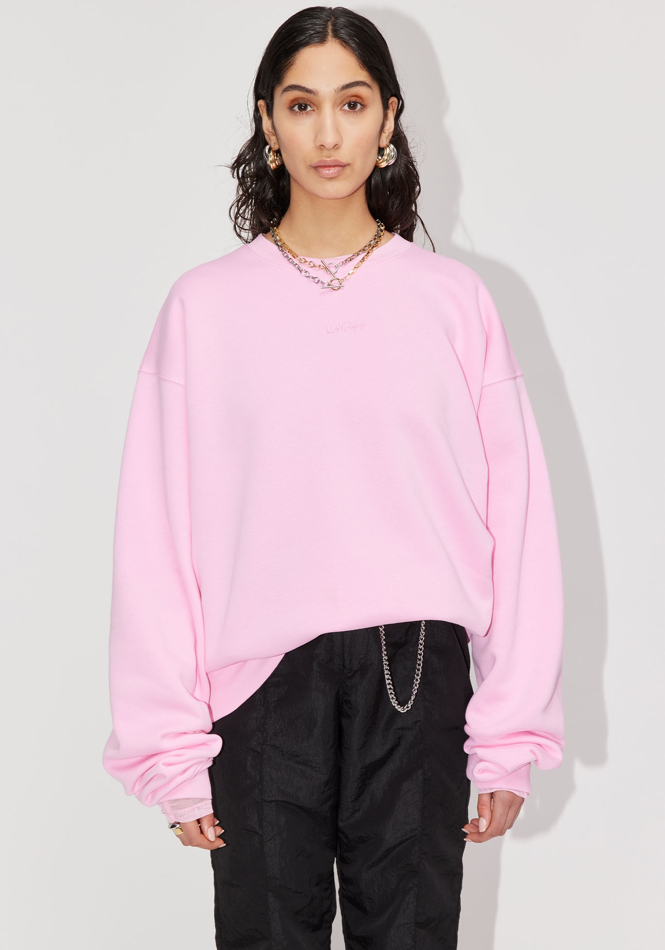 LeGer Sweatshirt »Indra, LeGer by Lena Gercke«, Rundhals, lockere Passform