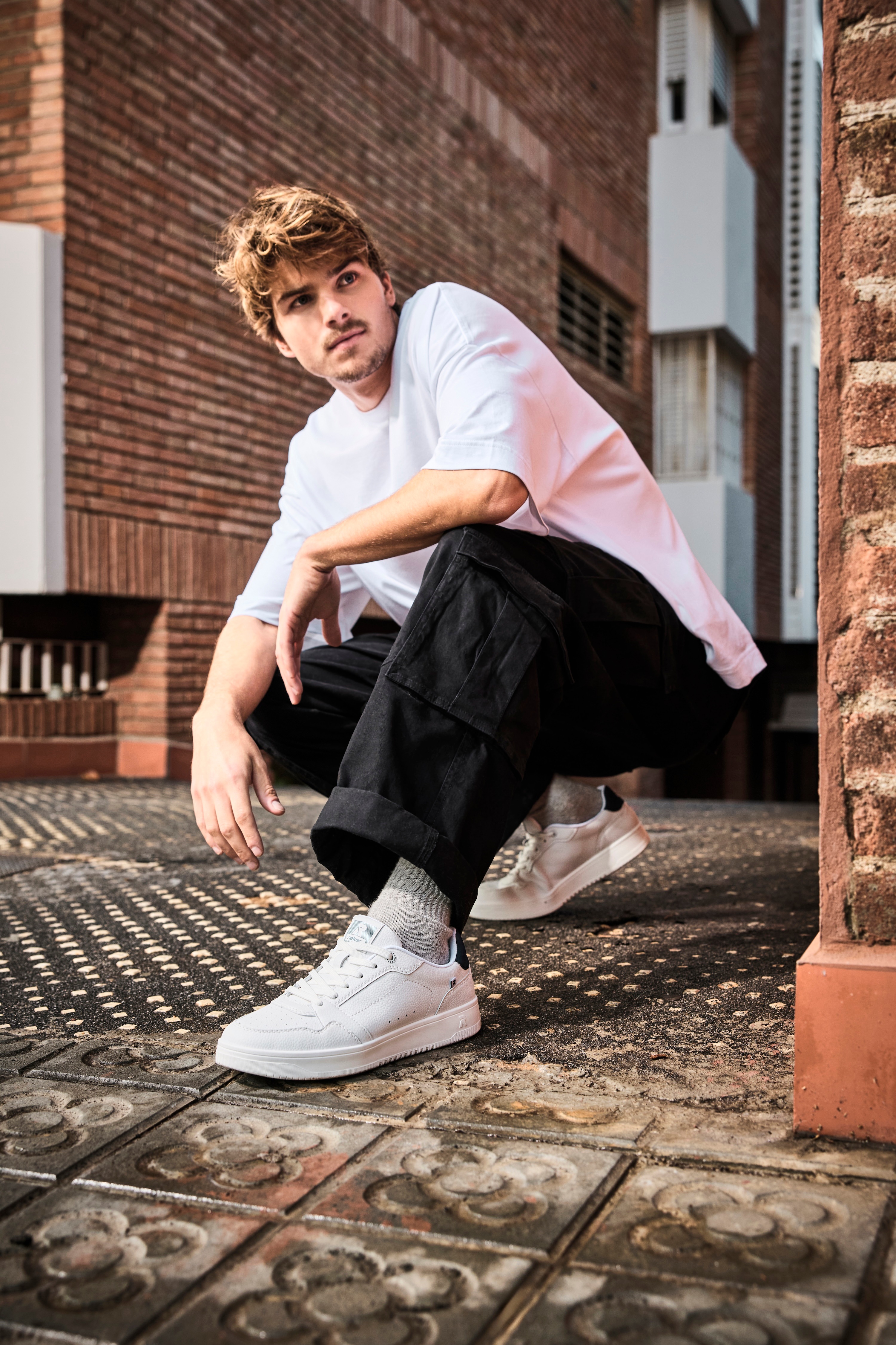 Thumbnail - RIEKER Sport Sneaker "Swing2GO", Schnürschuh, Freizeitsneaker, Halbschuh mit dezenter Perforation