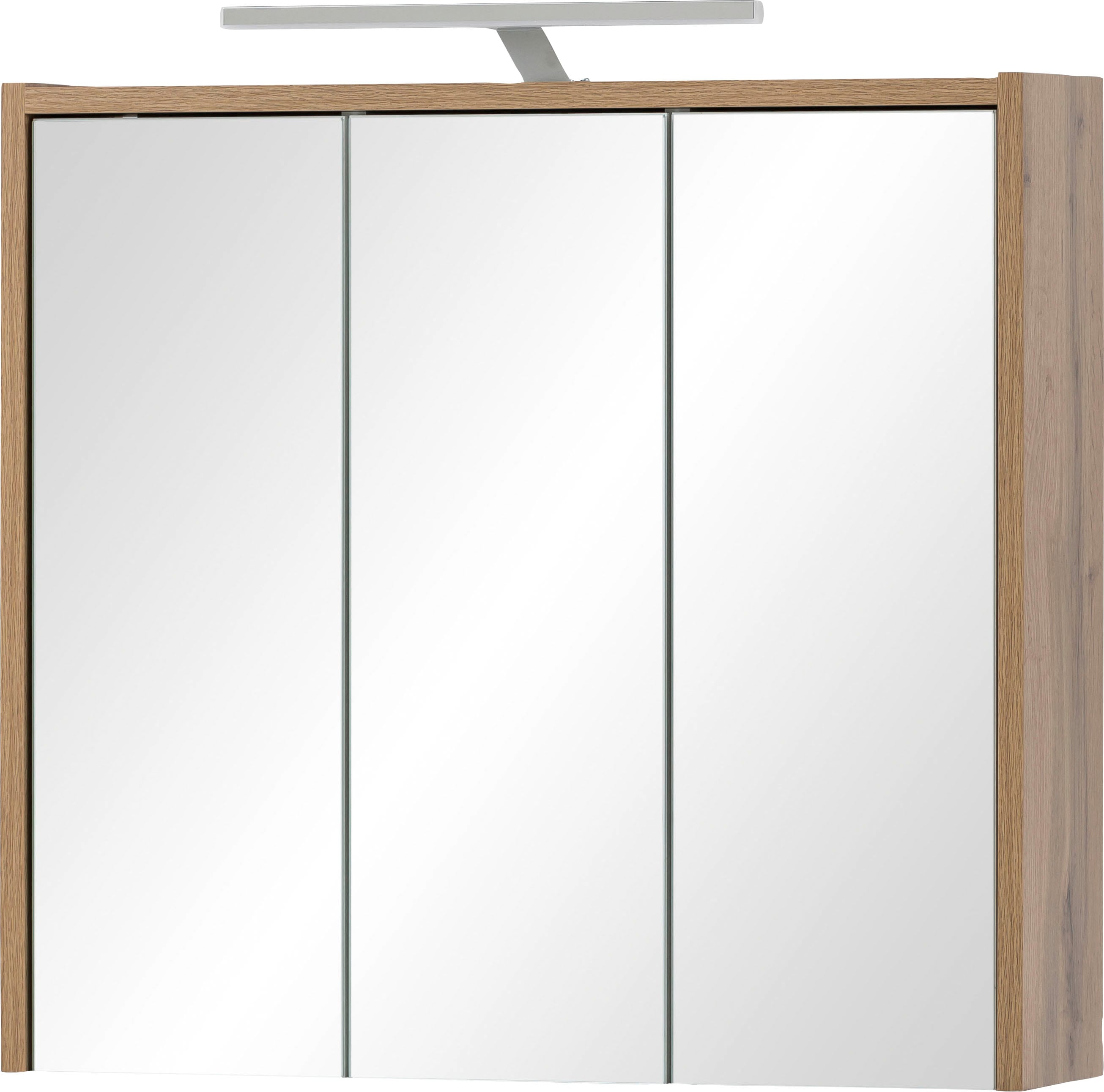 welltime Badezimmerspiegelschrank "Dex, Spiegelschrank, Made in Germany, B: 65 cm" Solide Verarbeitung - Dieses Produkt ist in Deutschland gefertigt