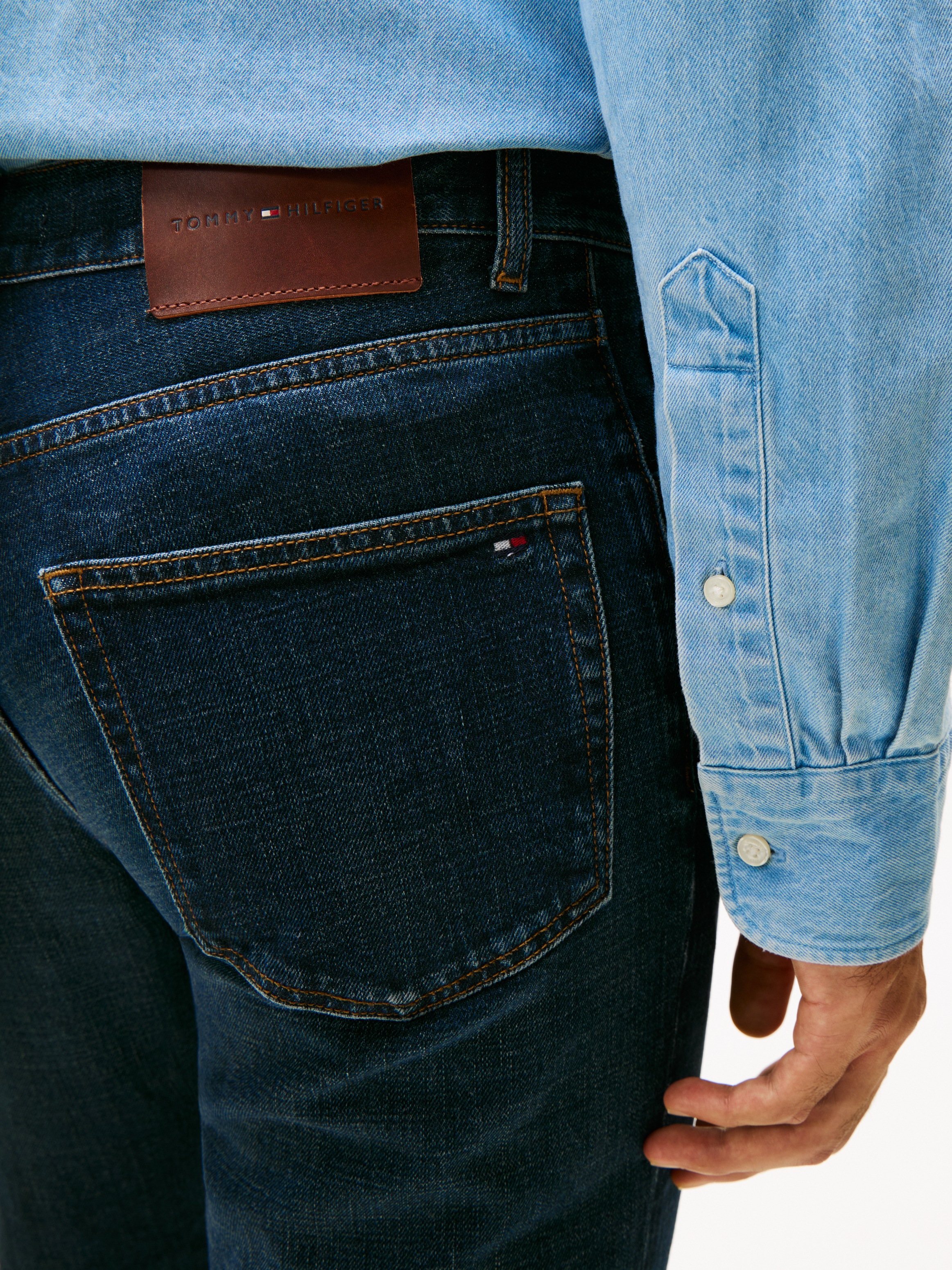 Tommy Hilfiger Straight-Jeans "DENTON Slim Straight Fit" günstig online kaufen