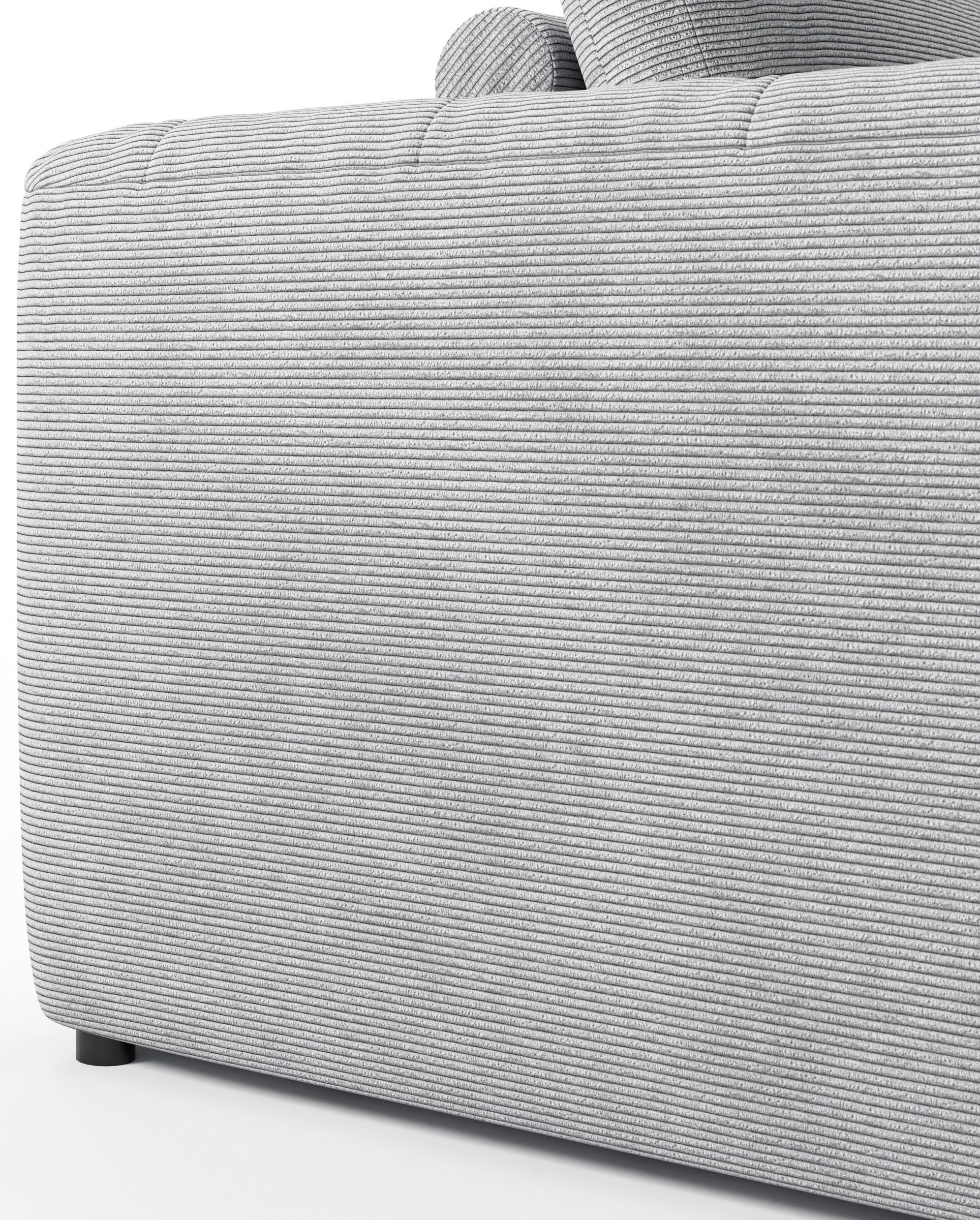 RAUM.ID Chaiselongue »Cushid«, Modul-Sofa, bestehend aus 2-Sitzer und Hocker