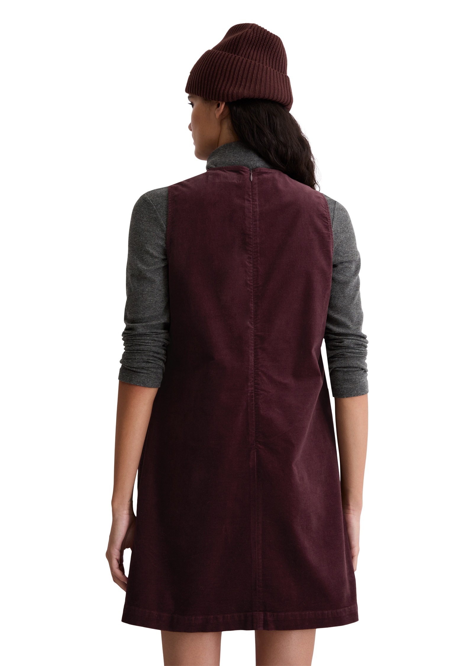 Marc OPolo Samtkleid Nahttaschen günstig online kaufen