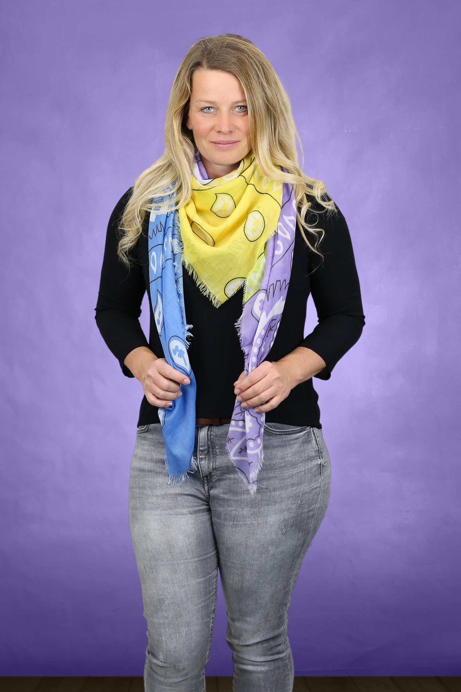 COLLEZIONE ALESSANDRO Modeschal "Festival" 1 Stk. mit energetischem Musterm günstig online kaufen