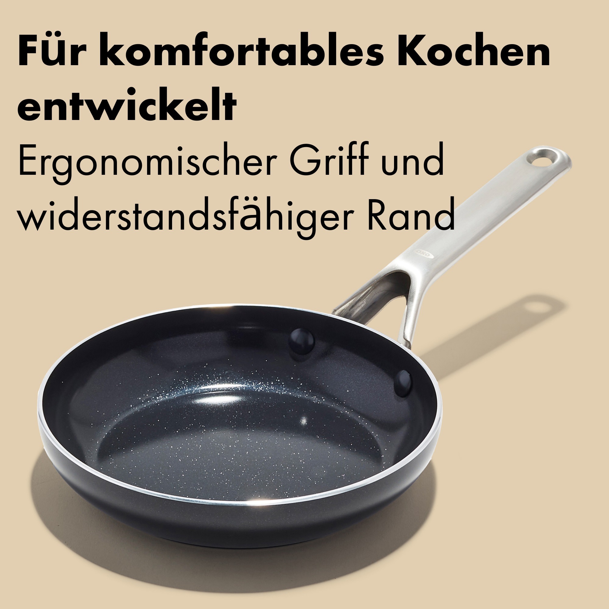 OXO Good Grips Bratpfanne »Antihaft Agility Pfanne« Aluminium 1 tlg. Kochen im Alltag leicht gemacht