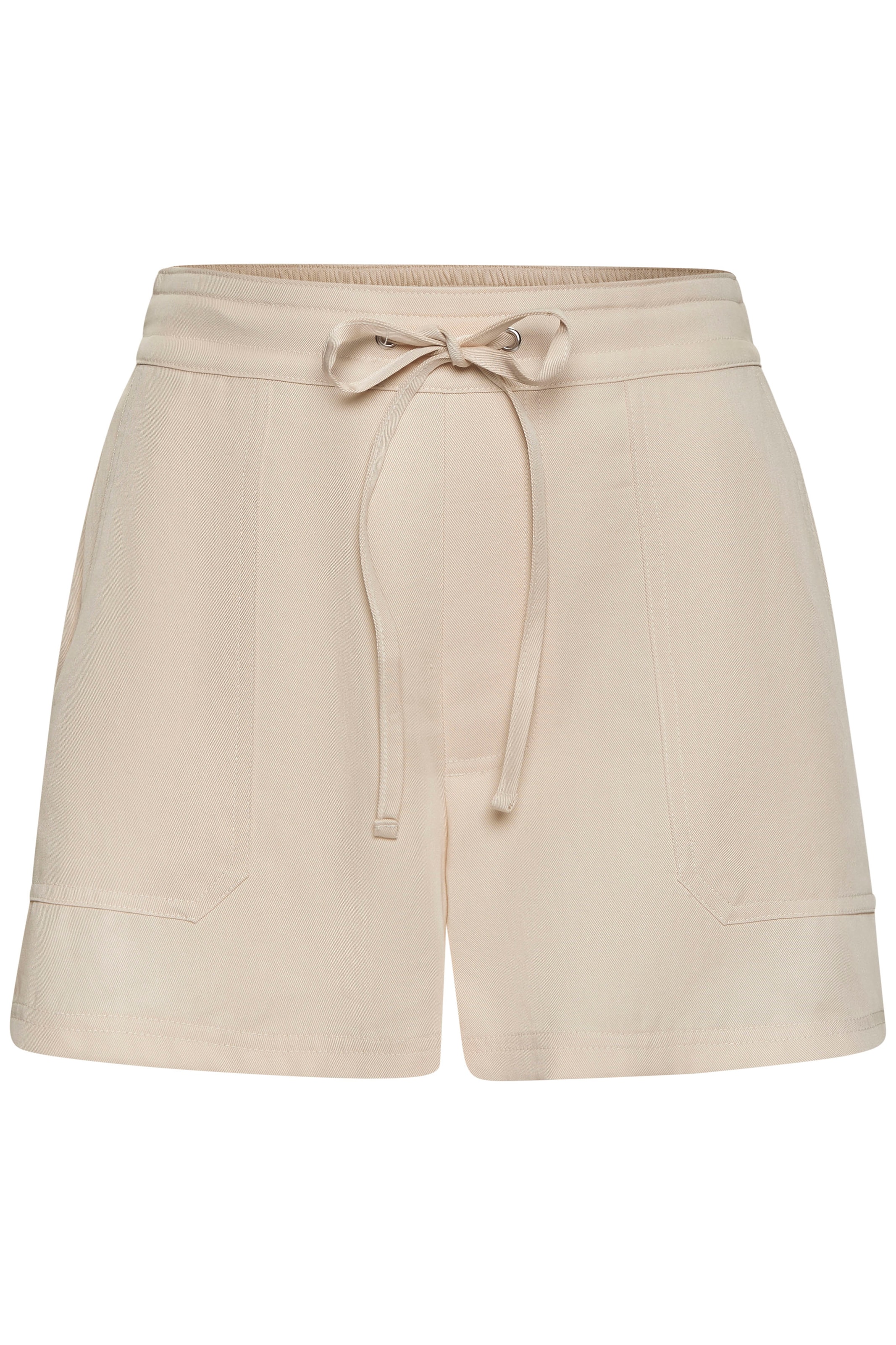 LASCANA Shorts, mit aufgesetzten Taschen und Gummizug, kurze Hose aus Lyocell