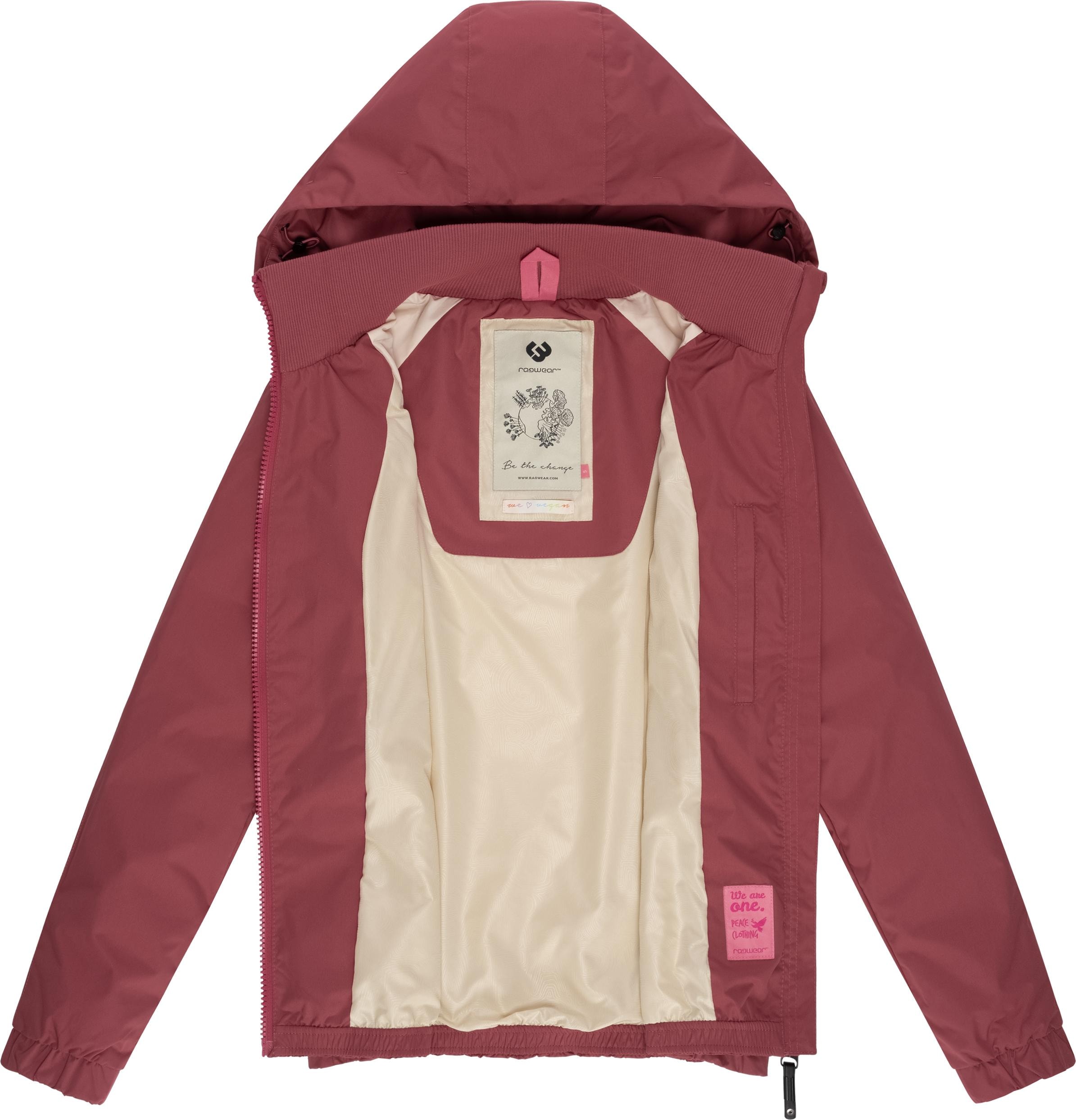Ragwear Outdoorjacke »Dizzie«, mit Kapuze, Wasserdichte Übergangsjacke mit großer Kapuze