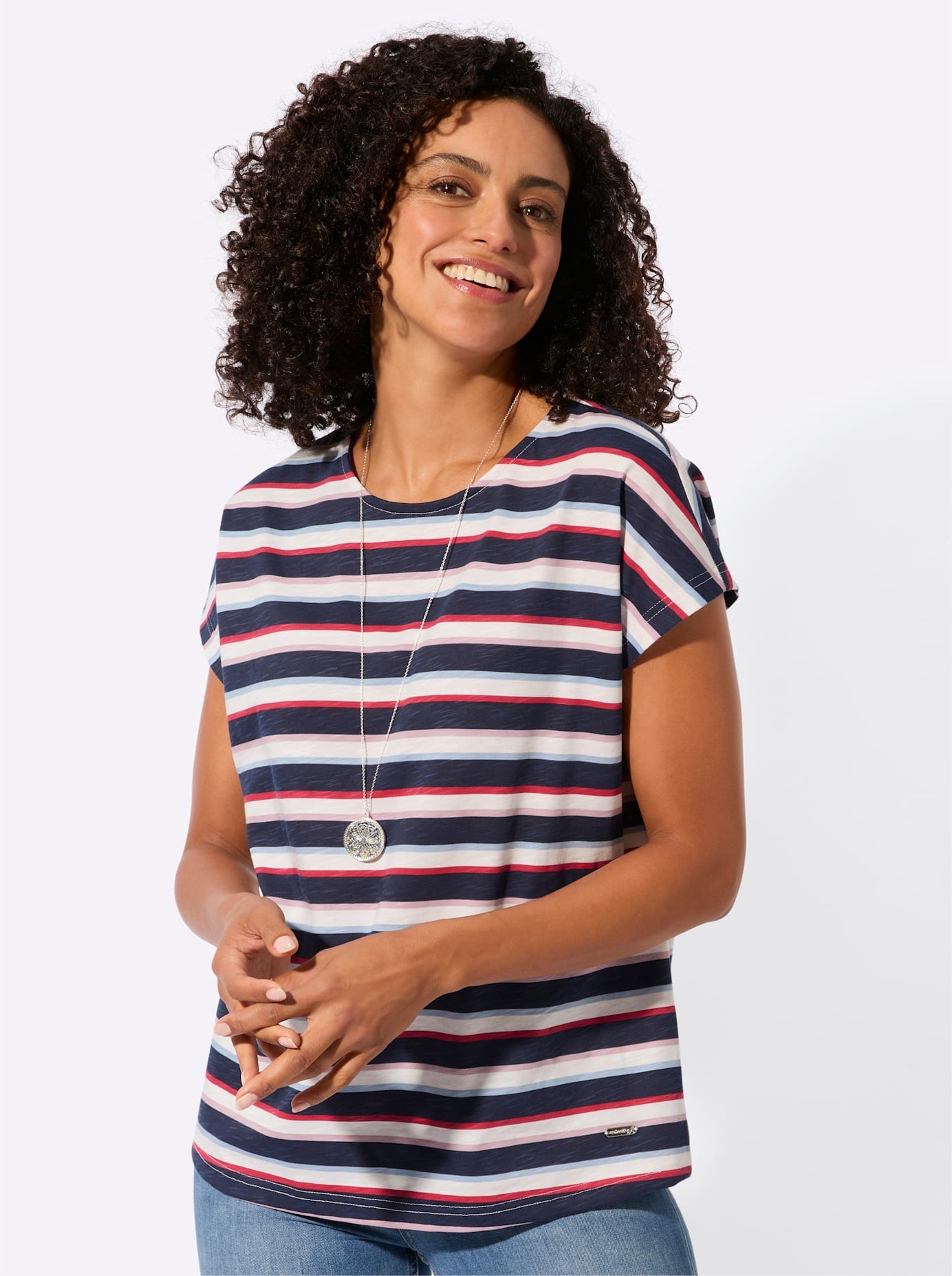 Casual Looks Rundhalsshirt "Ringelshirt", 1 tlg. günstig online kaufen