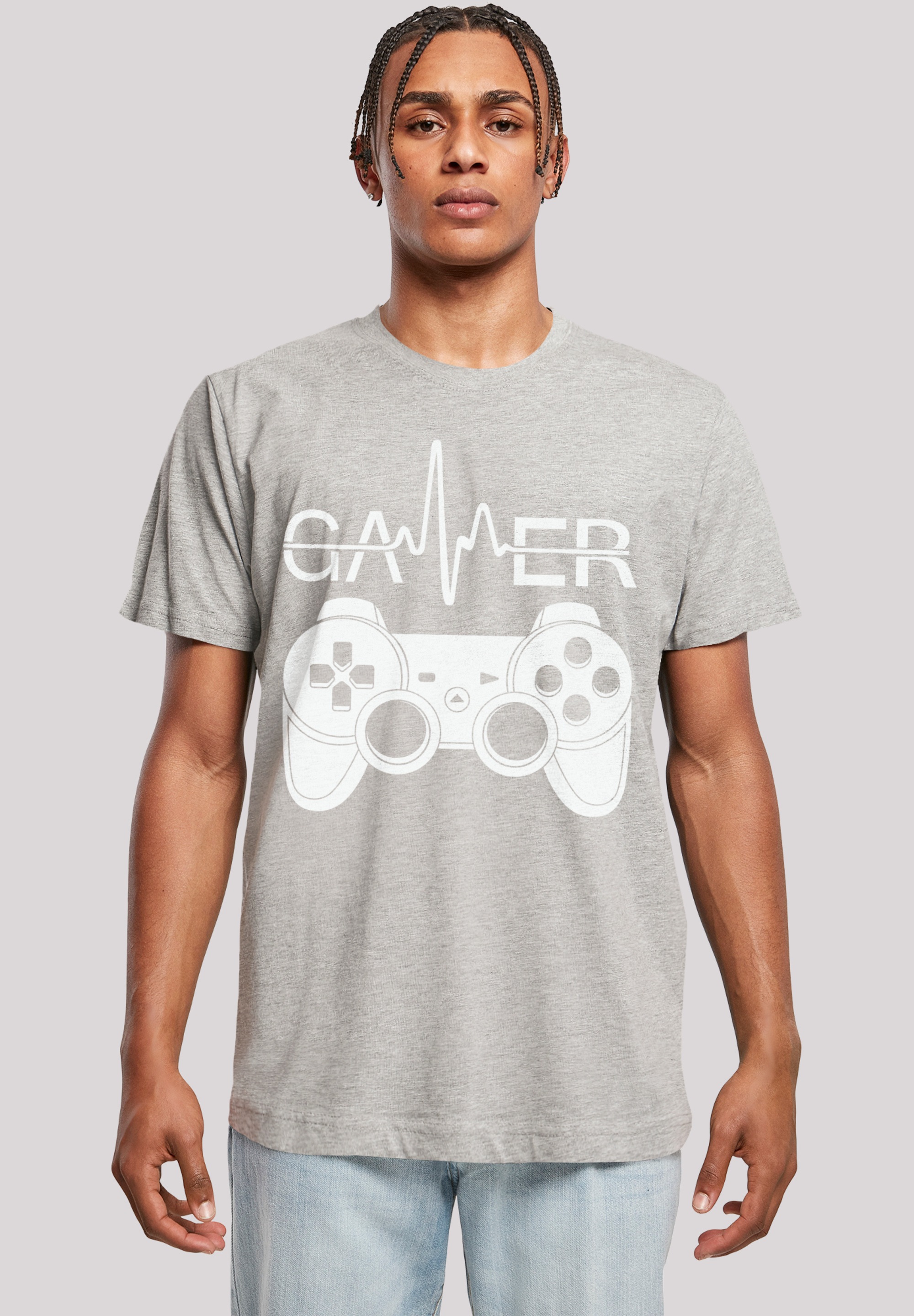 F4NT4STIC T-Shirt "Gamer Herzschlag", Premium Qualität günstig online kaufen