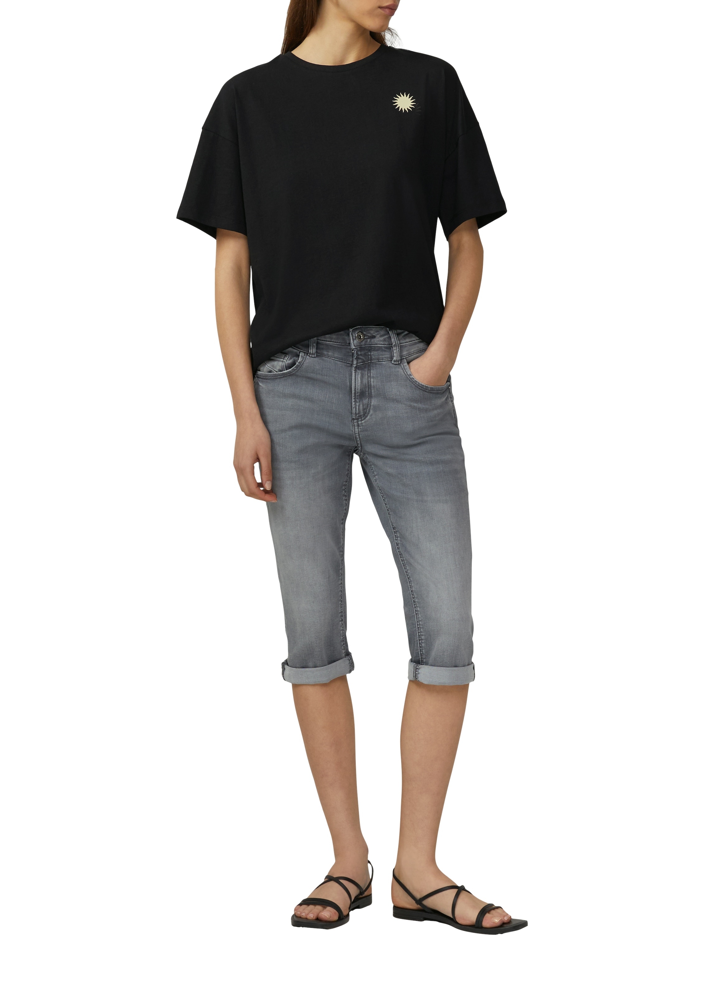 QS T-Shirt, mit Rückenprint