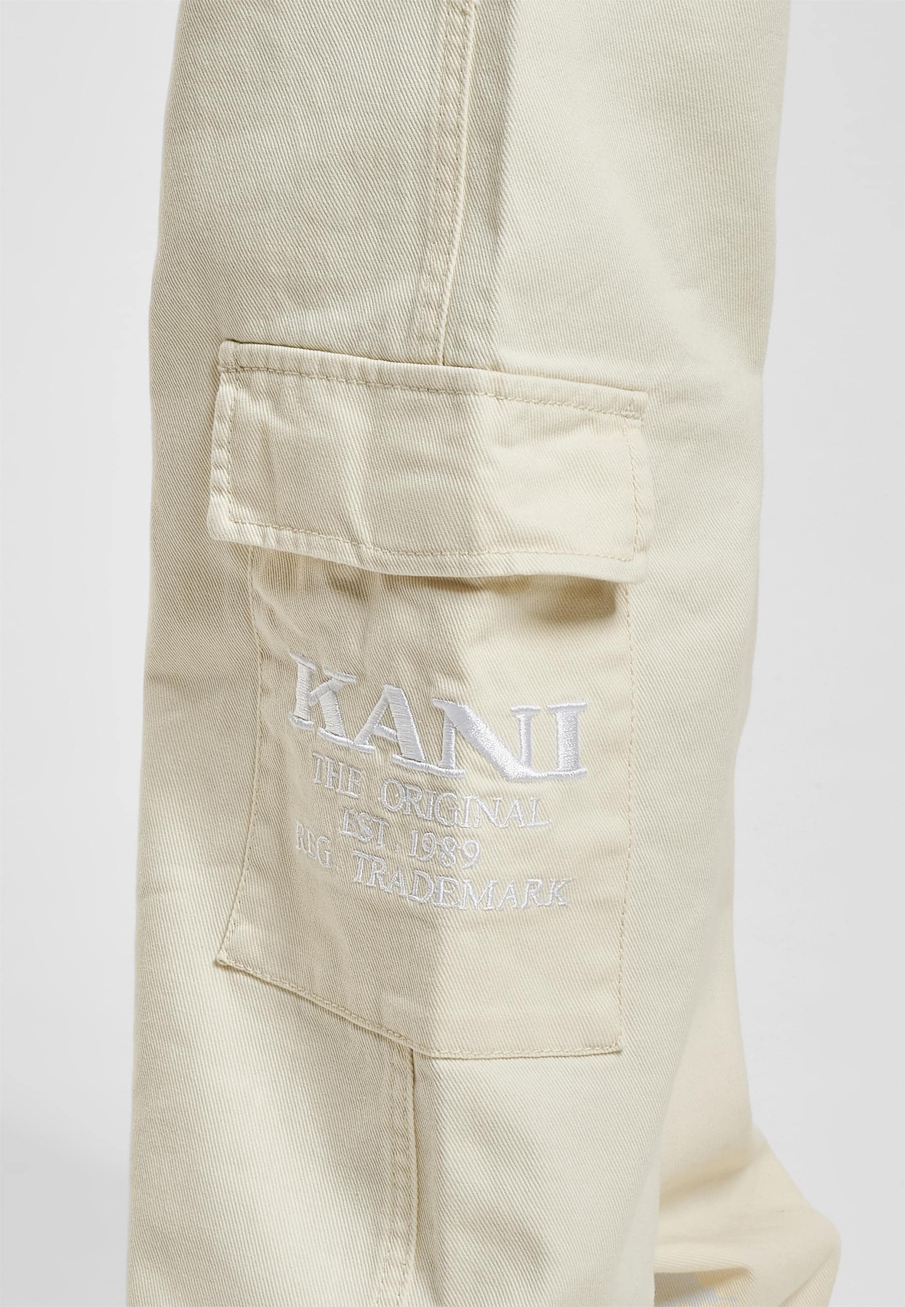 Karl Kani Cargohose »Karl Kani Damen KW232-014-1 KK Denim K Cargo Pants«, (1 tlg.)