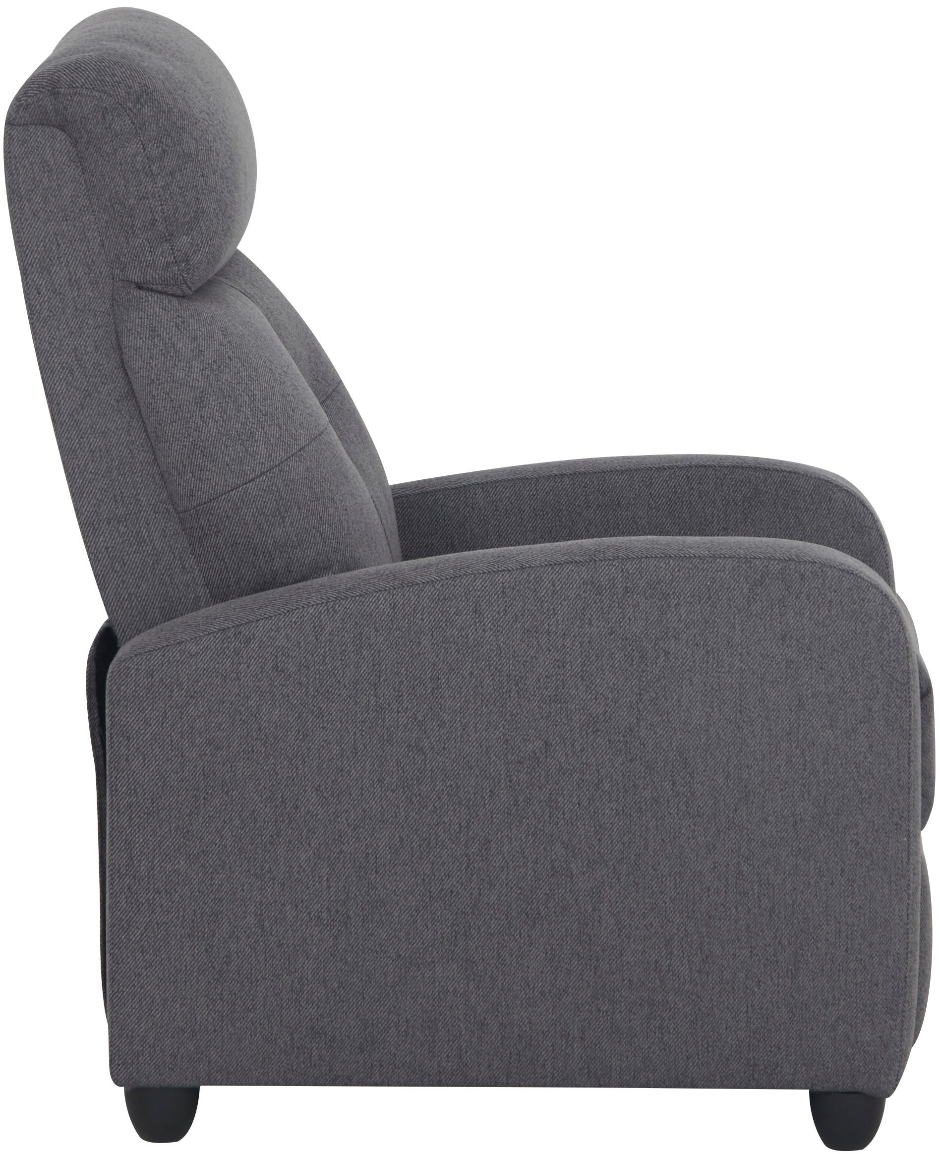 Home affaire Relaxsessel »VESOUL, TV-Sessel, Ruhesessel mit Schlaffunktion, Webstoff«, Loungesessel mit manueller Relax- und Liegefunktion (105°-135°)