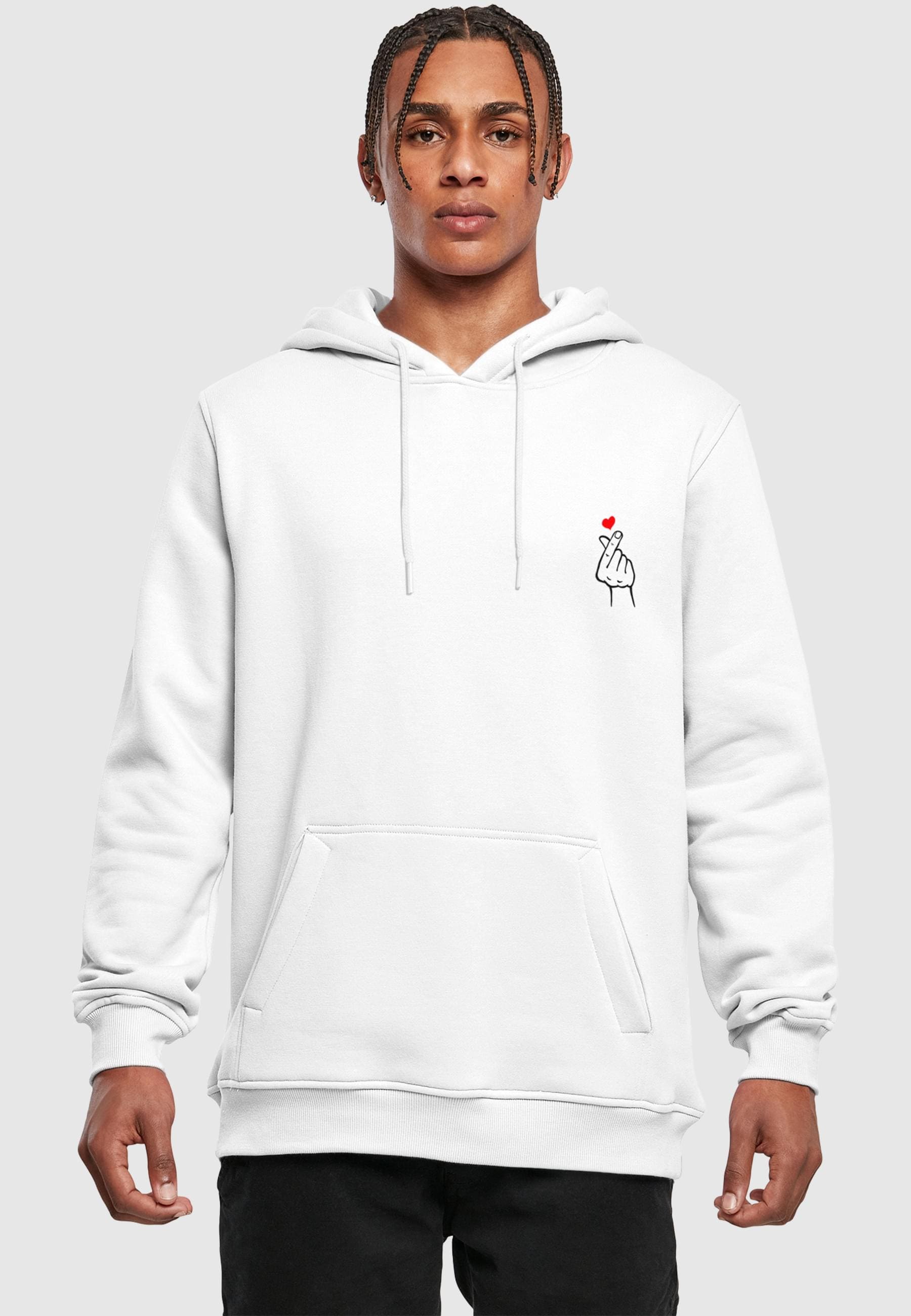 MisterTee Kapuzensweatshirt »MisterTee Love Sign 2.0«, (1 tlg.)