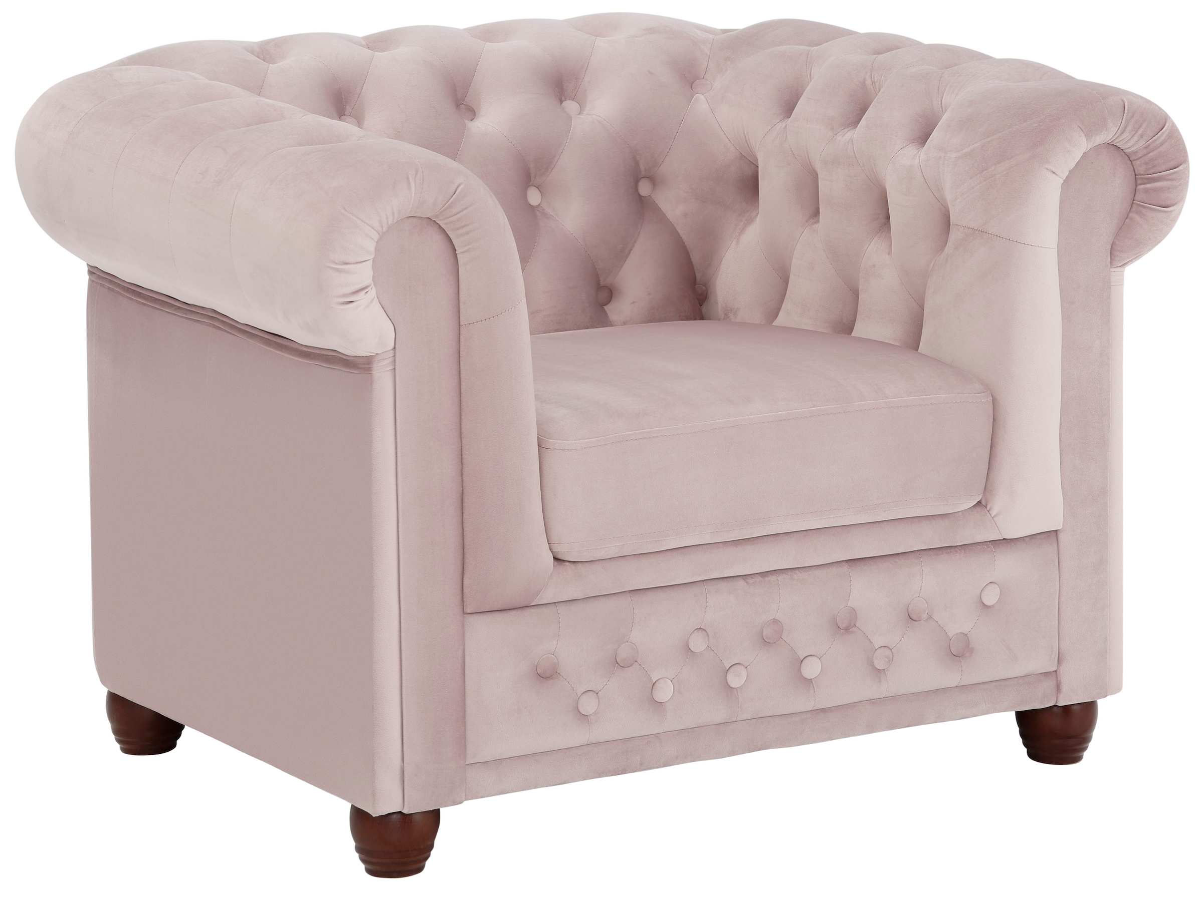 Home affaire Chesterfield-Sessel "New Castle Sessel", hochwertige Knopfheft günstig online kaufen