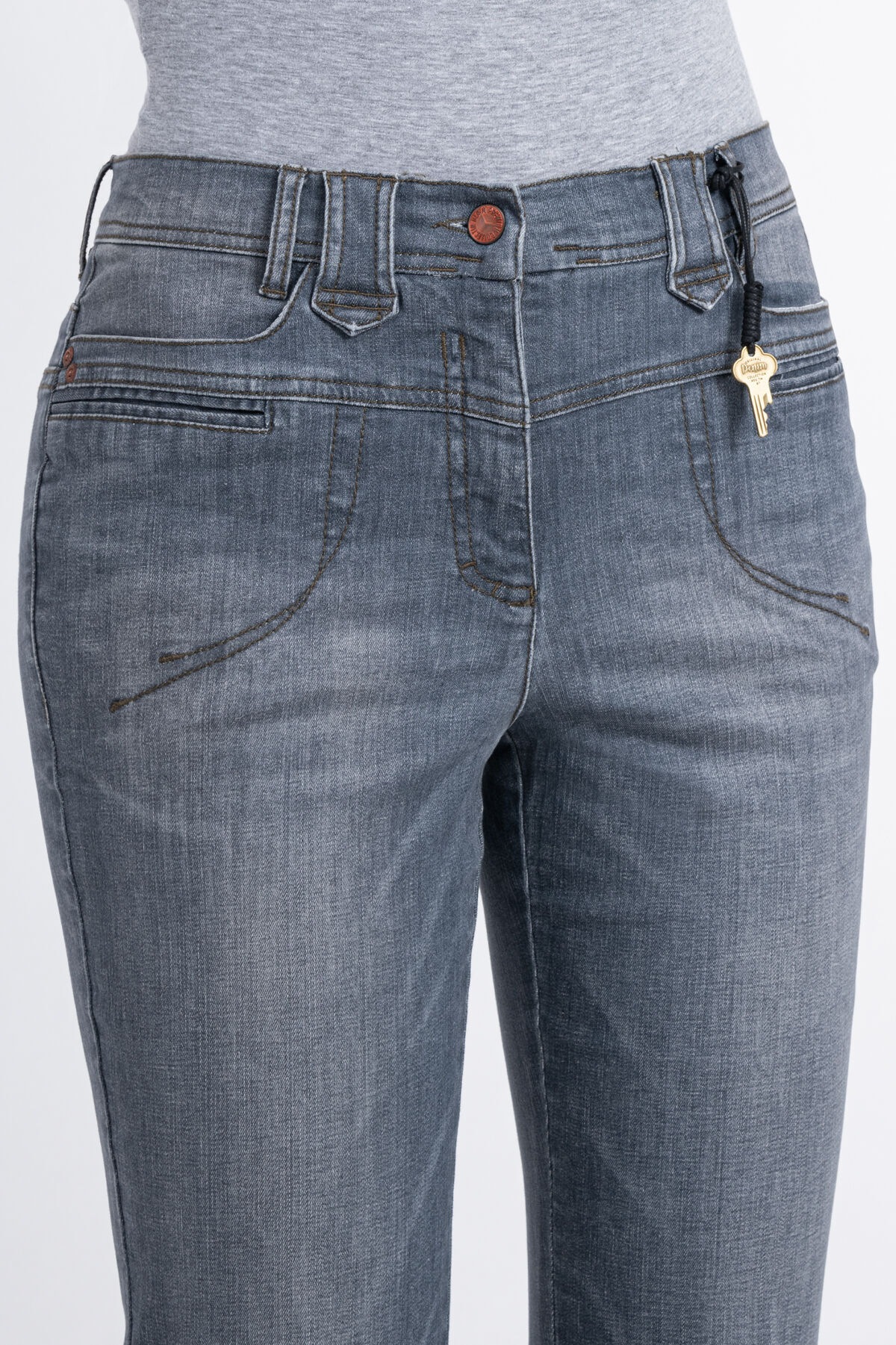 Recover Pants 5-Pocket-Jeans »Carlotta«, mit femininer Ziersteppung