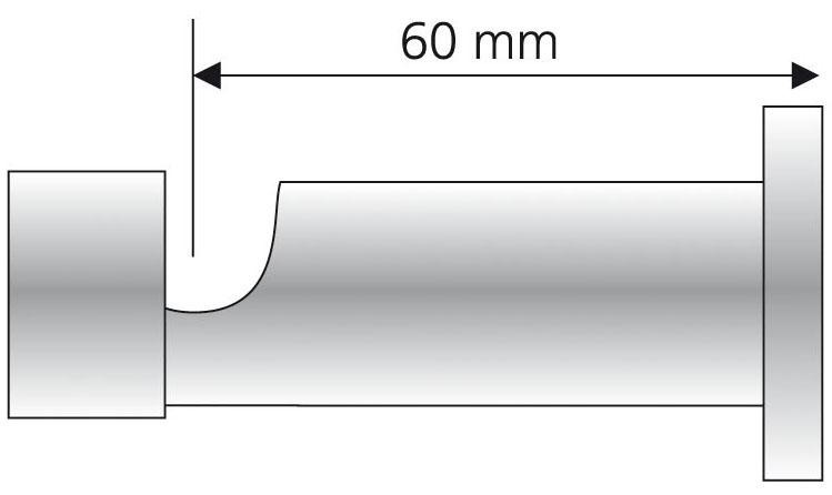 Liedeco Träger für Gardinenstangen Ø 20 mm günstig online kaufen