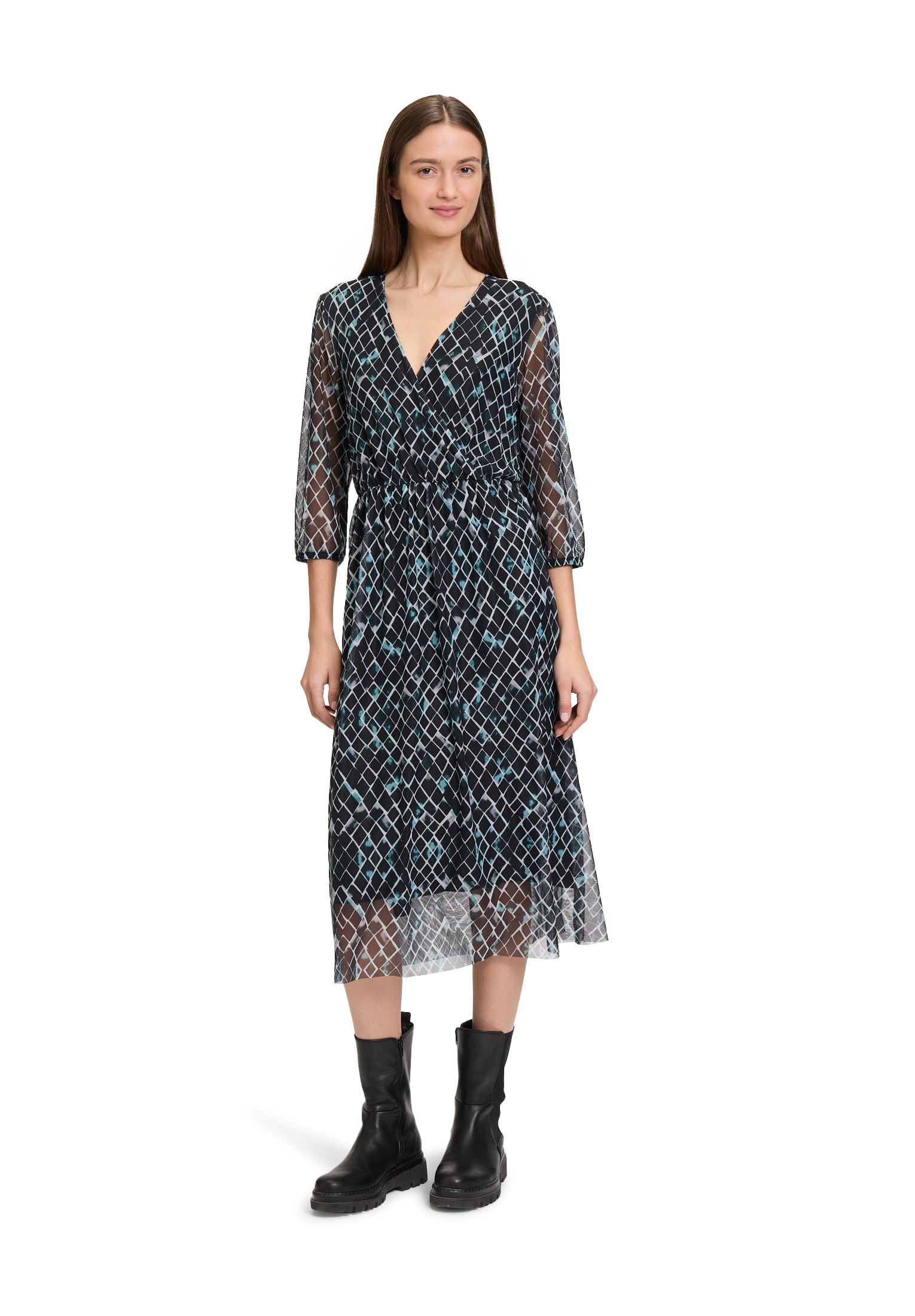 Betty&Co Druckkleid "Betty & Co Mesh-Kleid mit Print" günstig online kaufen