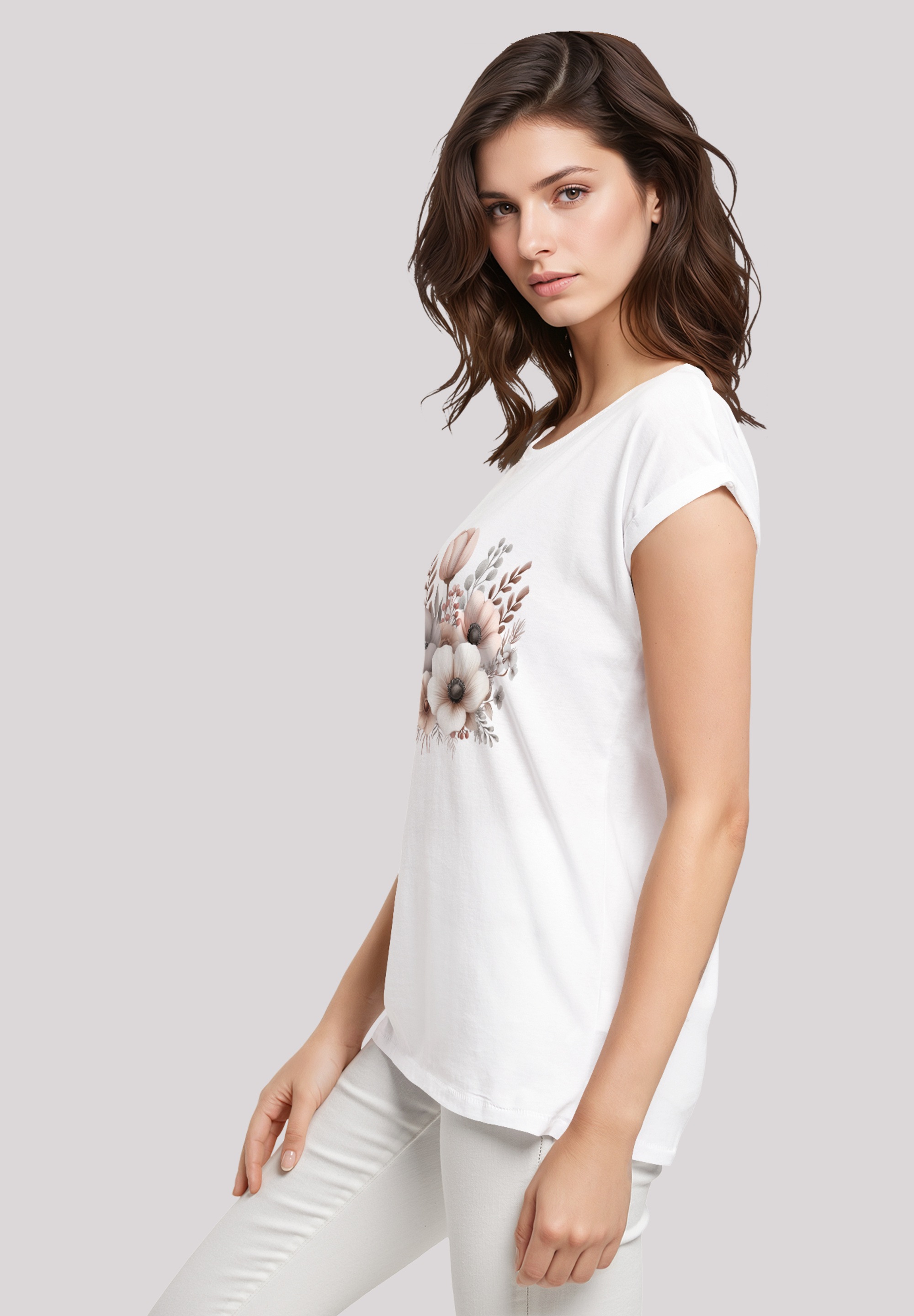 F4NT4STIC T-Shirt »Blumenstrauß Boho«, Premium Qualität
