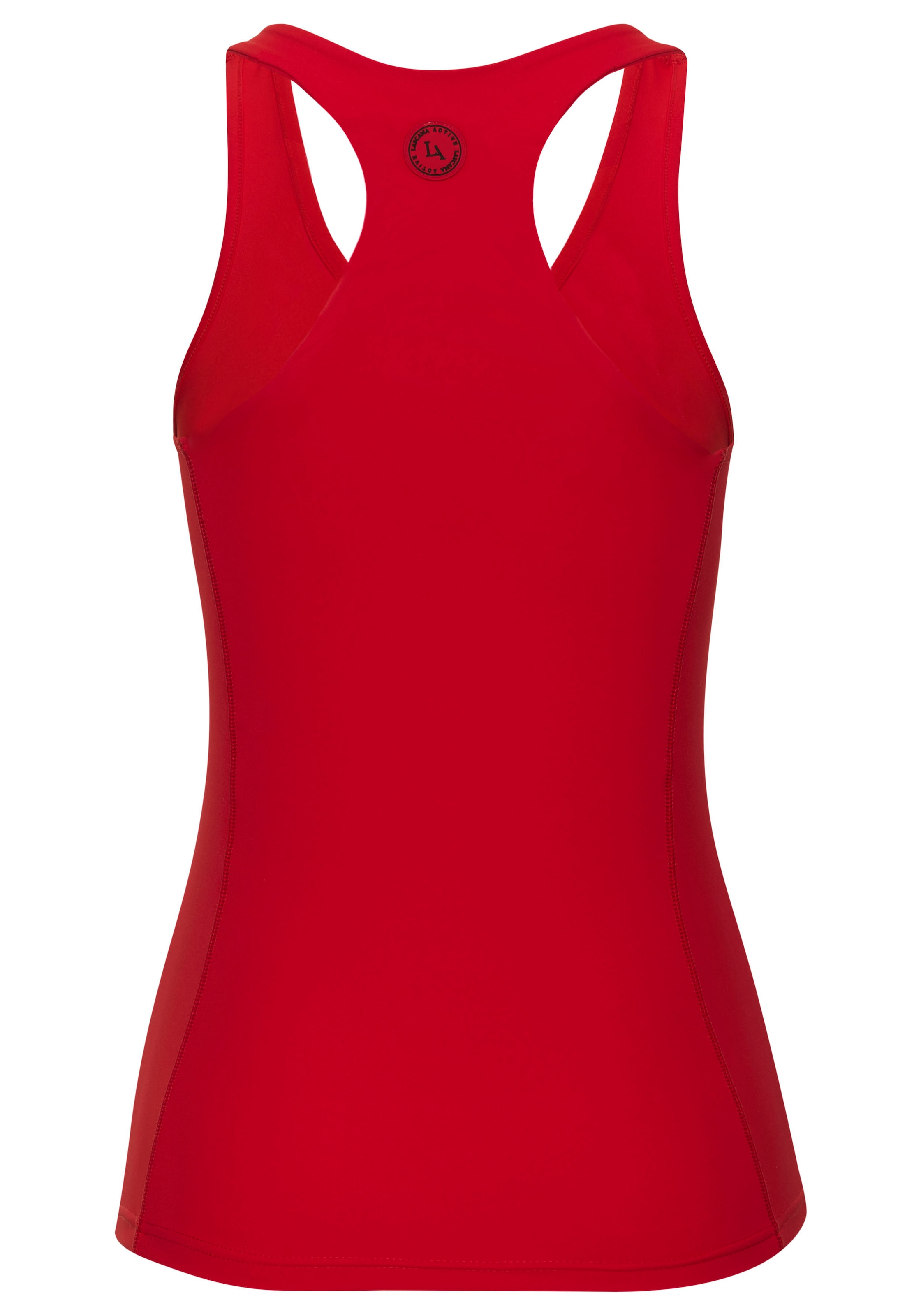LASCANA ACTIVE Sporttop, mit Racerback und Logo-Badge