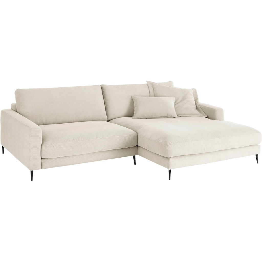 INOSIGN Ecksofa »Downtown, B/T/H: 272/190/84 cm L-Form«