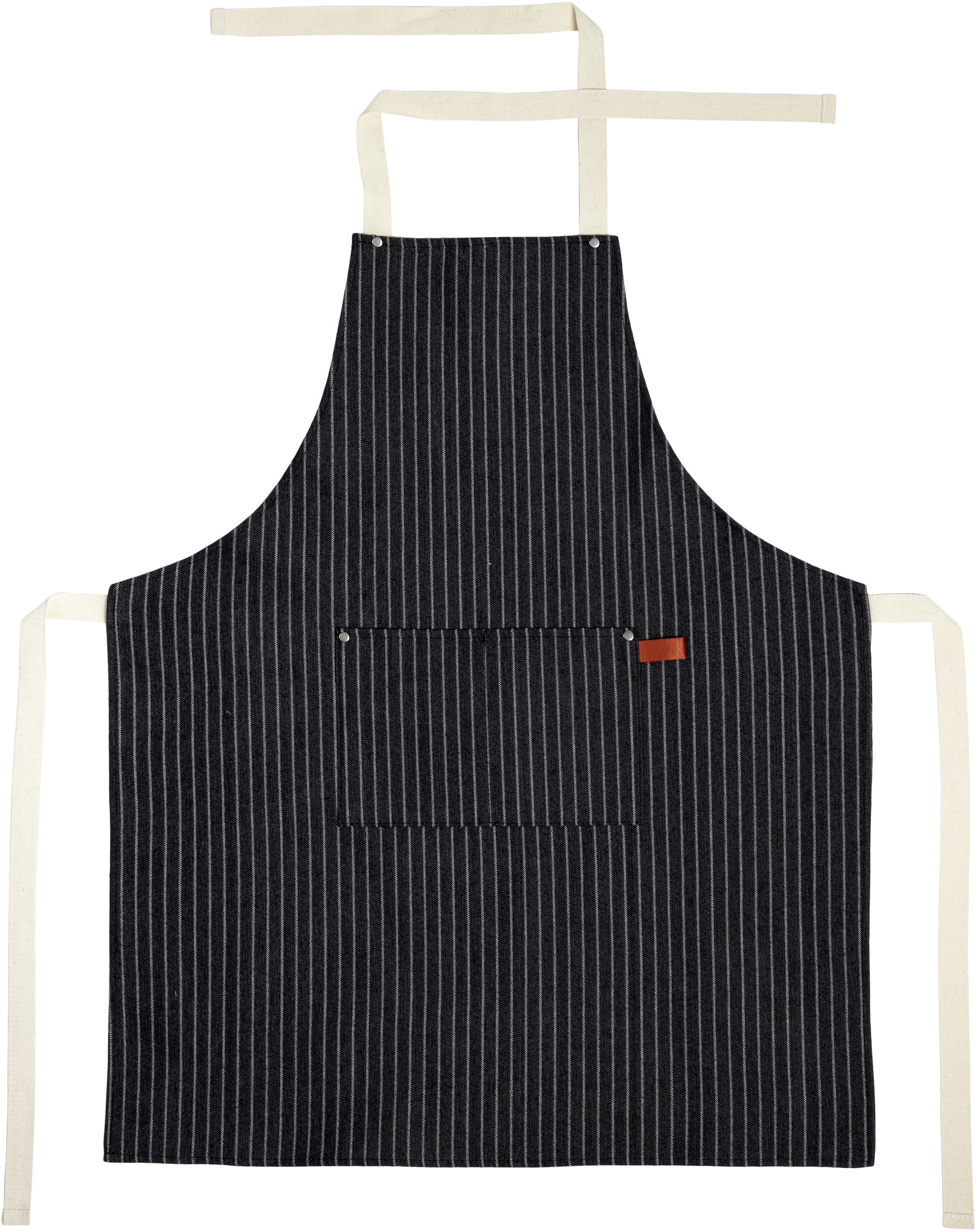 stuco Kochschürze "gestreift" 1 Stk. tlg. mit Brusttasche günstig online kaufen