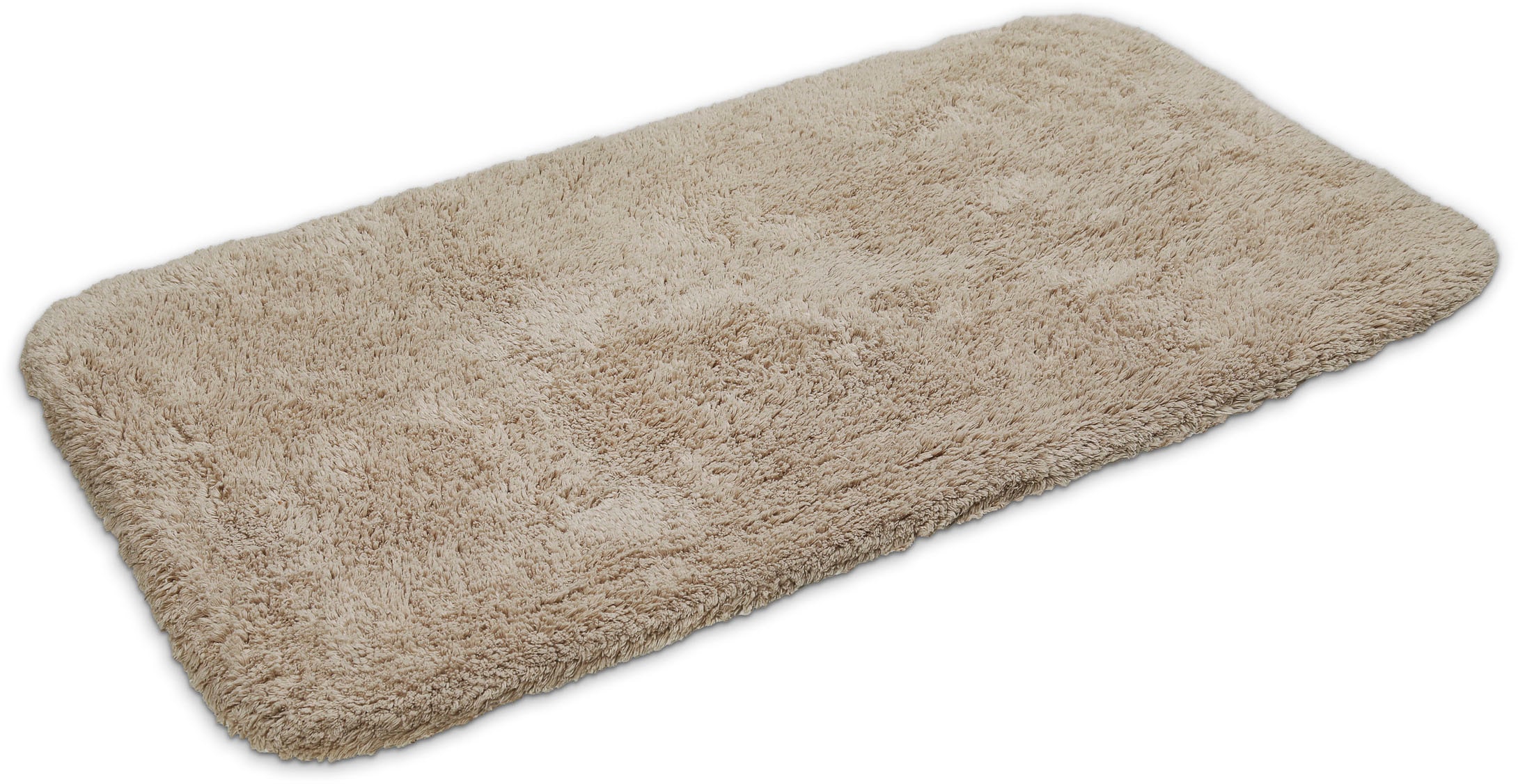 my home Badematte »Kian«, fußbodenheizungsgeeignet, Badvorleger, Badteppich aus 100%Baumwolle, weich, waschbar, saugfähig