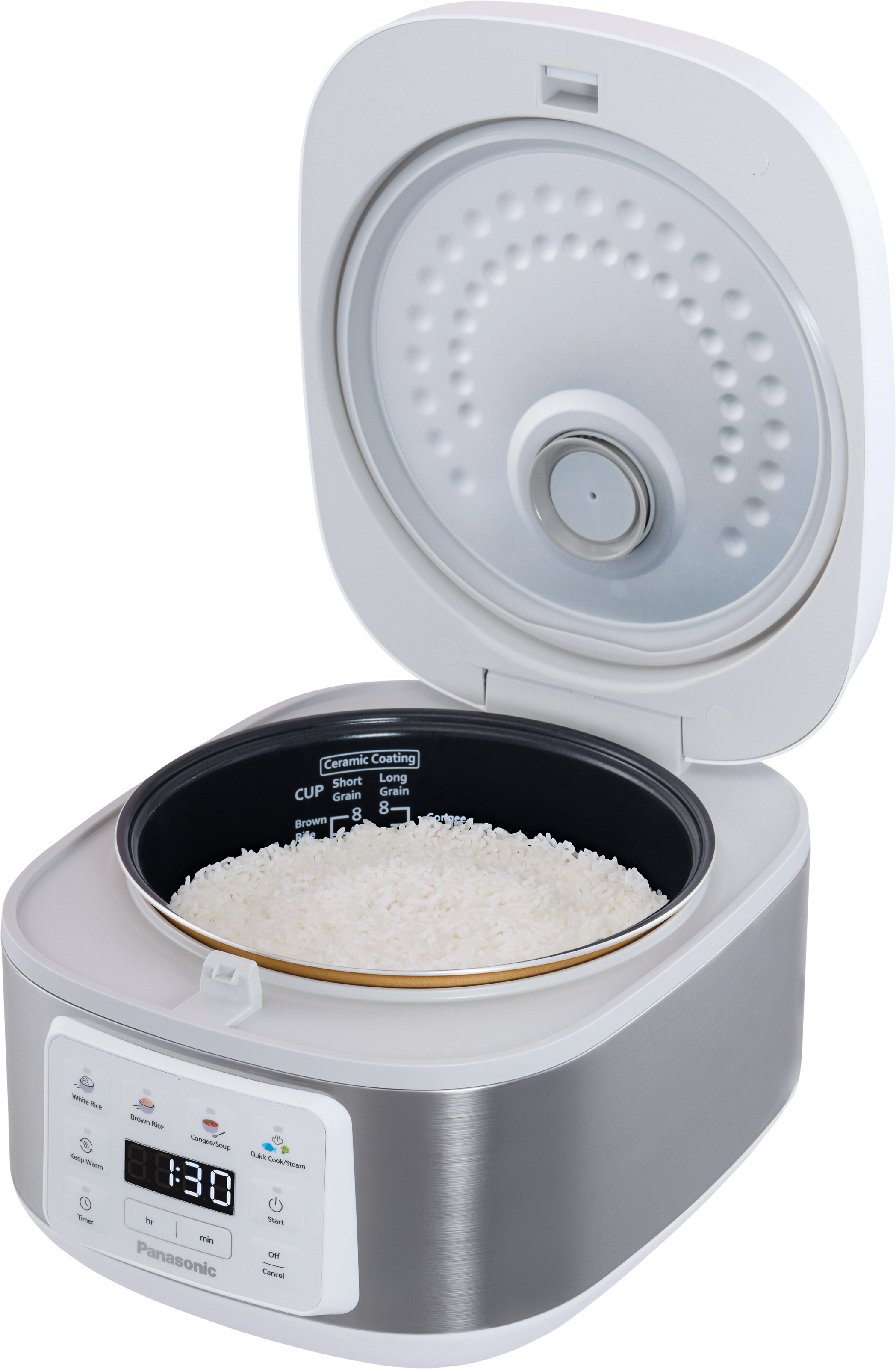 Panasonic Reiskocher »SR-DA152WXE« für bis zu 8 Portionen Reis auf einmal