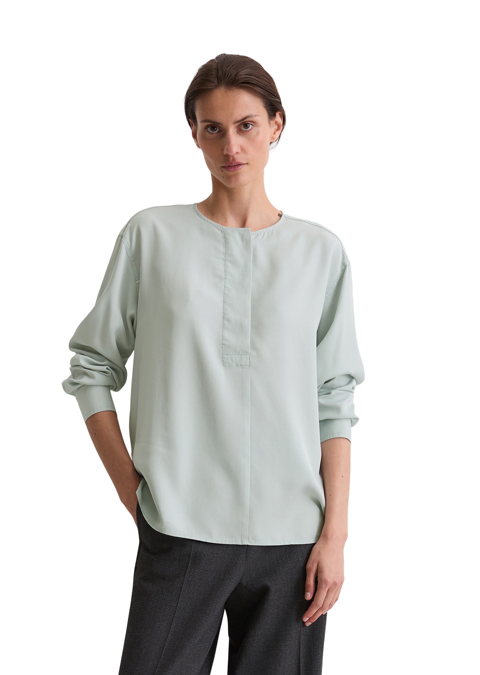 Marc OPolo Langarmbluse "aus TENCEL™ Lyocell" günstig online kaufen