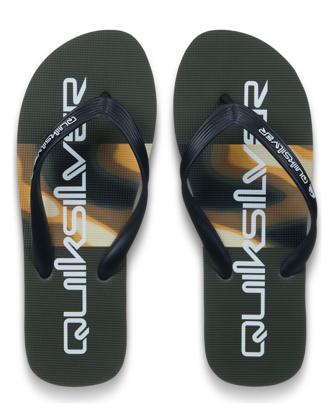 Sandale QUIKSILVER "Molokai Stripe", Herren, Gr. 12(45), grape leaf holmes, Obermaterial:Obermaterial: 100% Synthetik, Futter: 100% Synthetik, Laufsohle: 100% Schwammgummi;, Schuhe Sandale 2