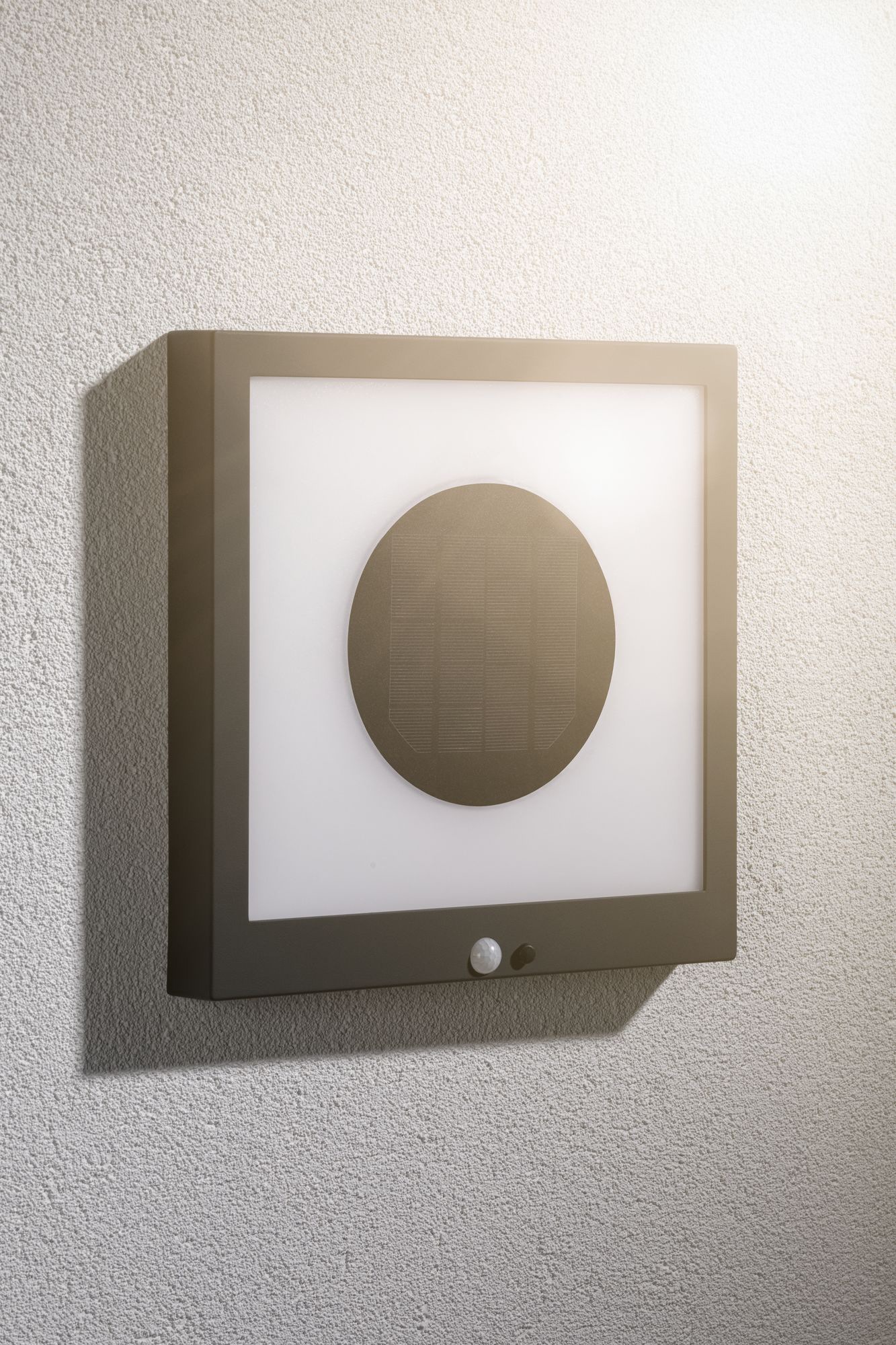 Paulmann LED Außen-Wandleuchte »Taija«, Leuchtmittel LED-Board | LED fest integriert, LED-Board, Solar Panel, mit Bewegungsmelder