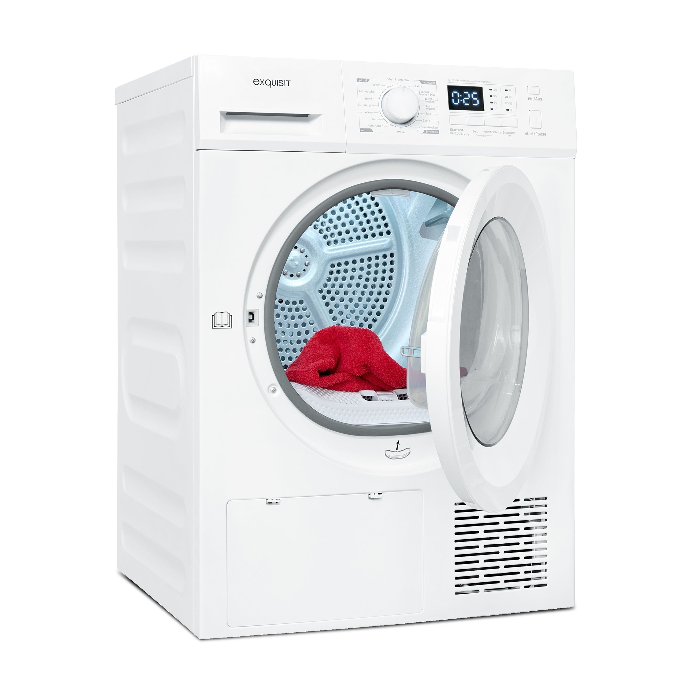 exquisit Wärmepumpentrockner "TWP1001-030D weiss" 10 kg Füllmenge, 16 Progr günstig online kaufen