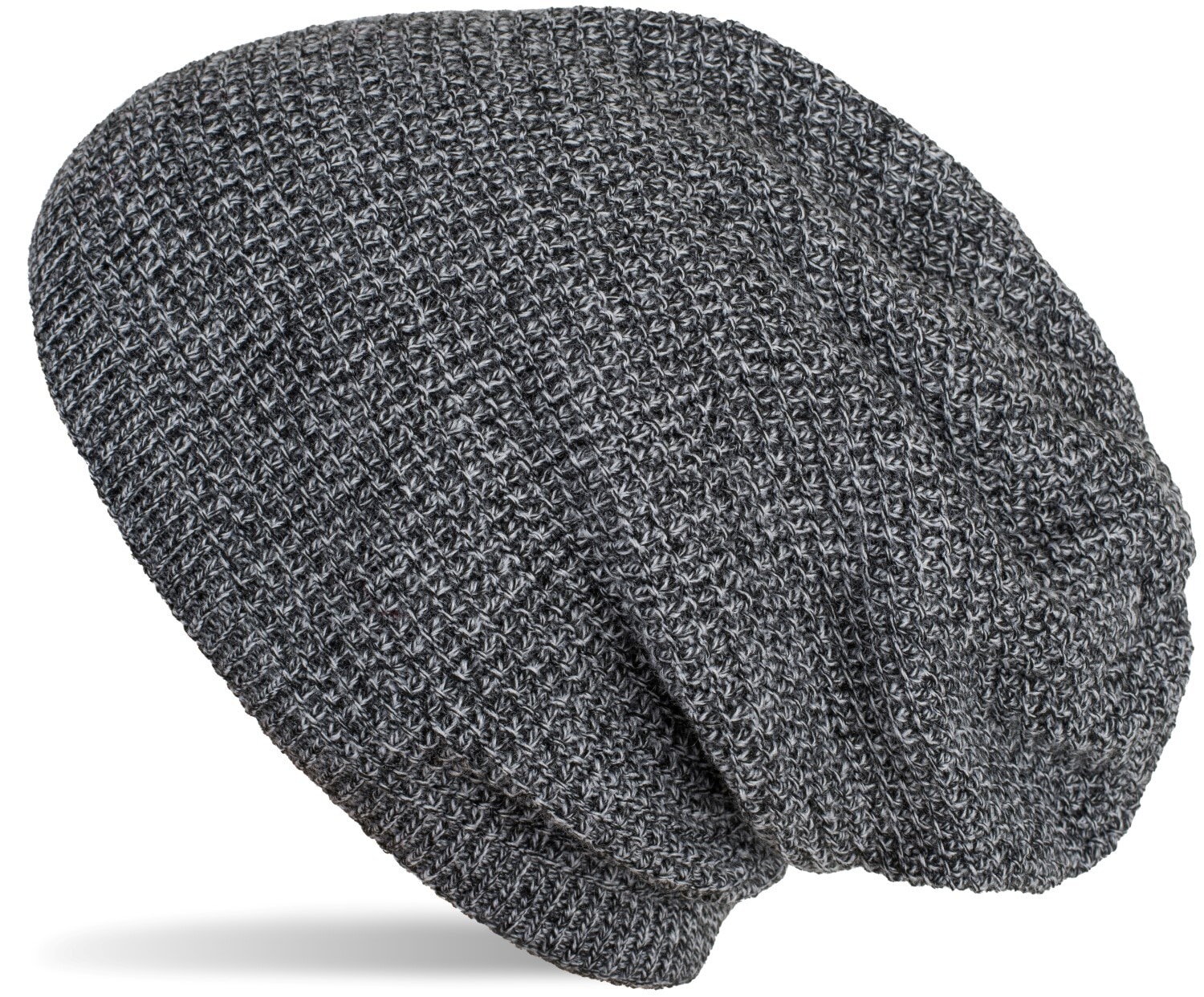 styleBREAKER Strickmütze "Strick Beanie Mütze mit Karo Strickmuster" 1 Stk.
