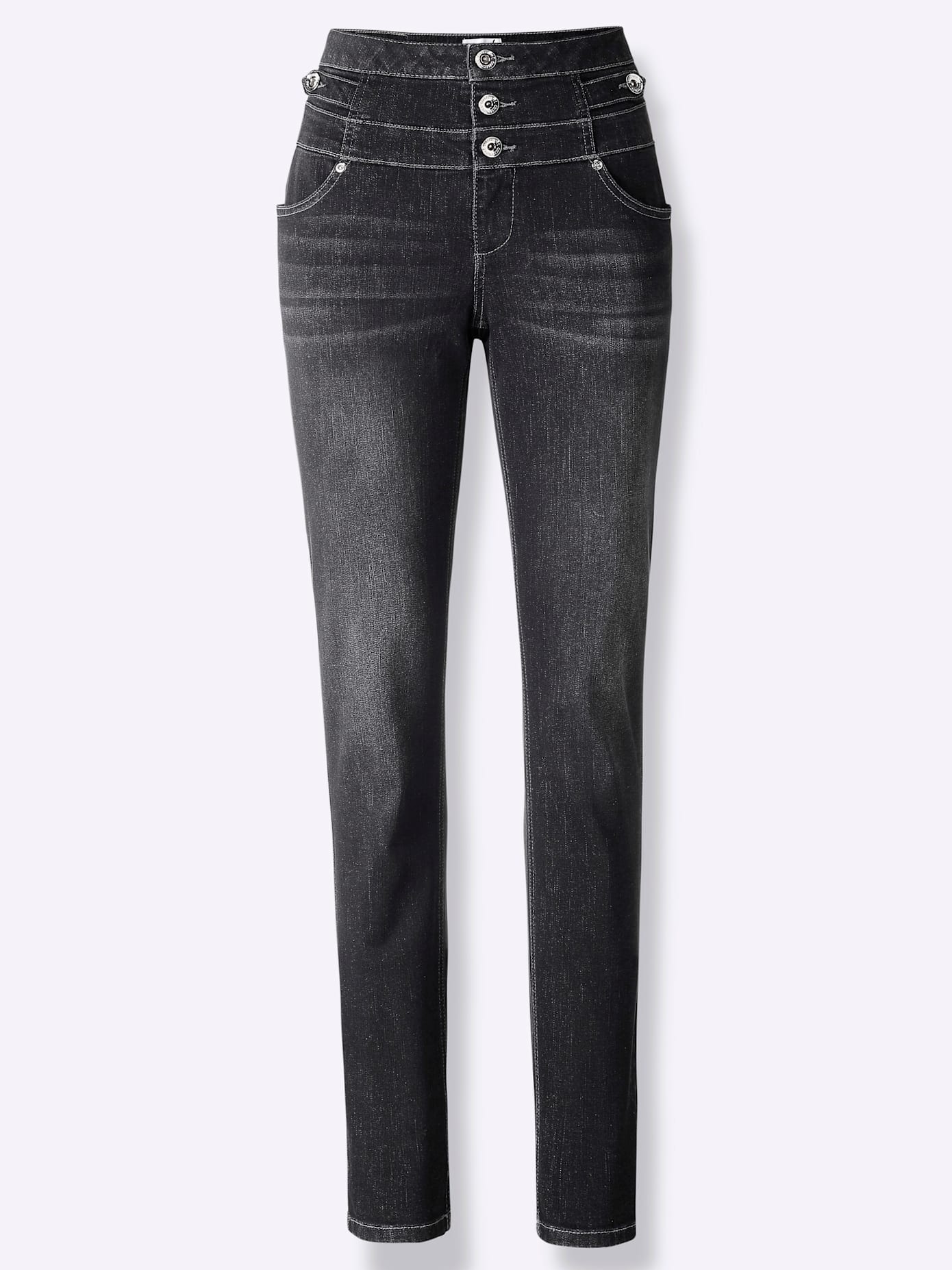 Casual Looks Bequeme Jeans, (1 tlg.)