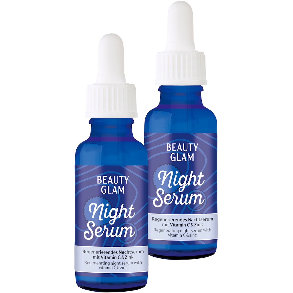 BEAUTY GLAM Gesichtspflege-Set »Night Serum«, (2 tlg.)