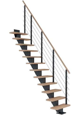 Dolle Mittelholmtreppe »Frankfurt« Eiche wei...