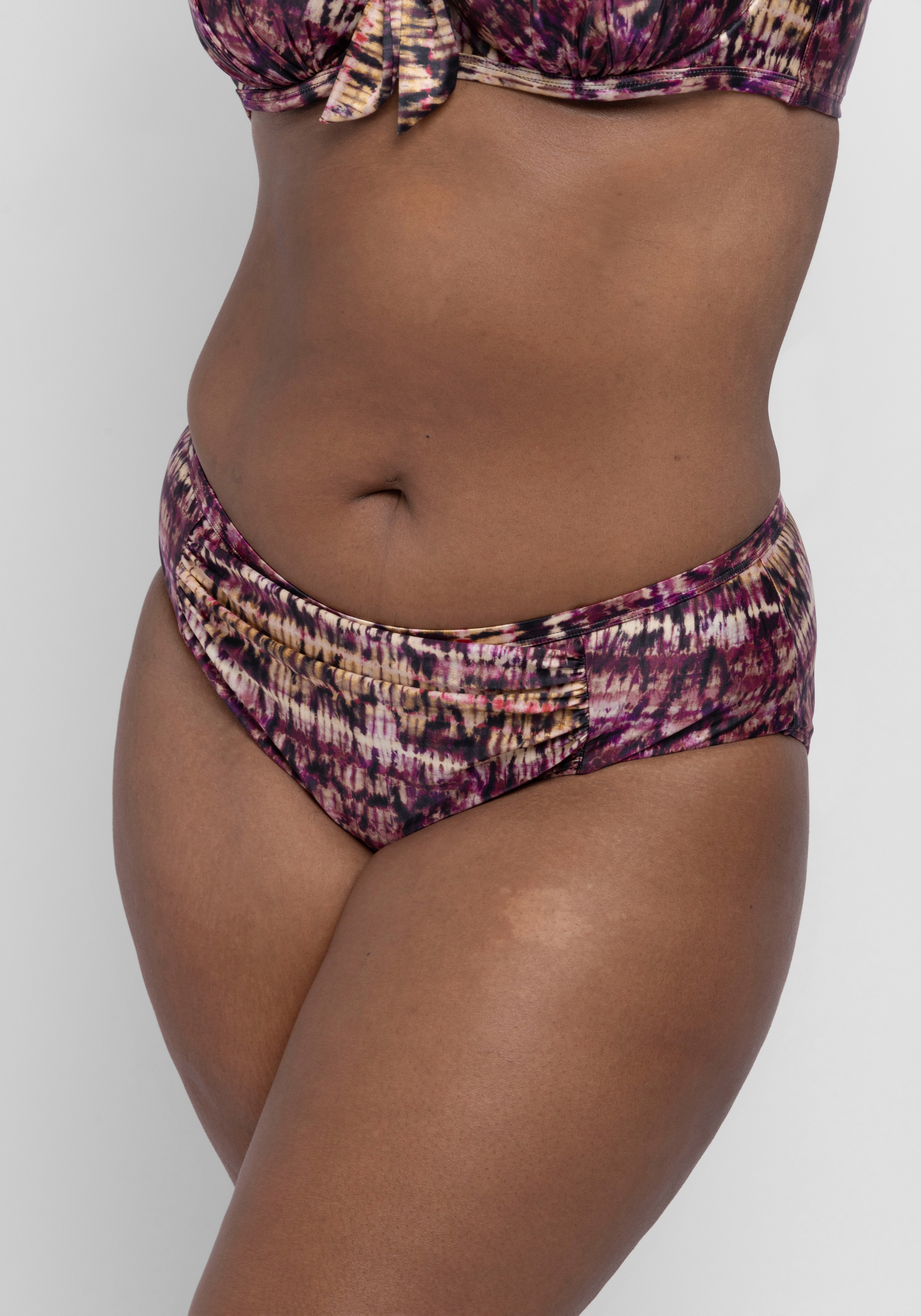 Dorina Bikini-Hose "Amnesia" mit Batik-Print