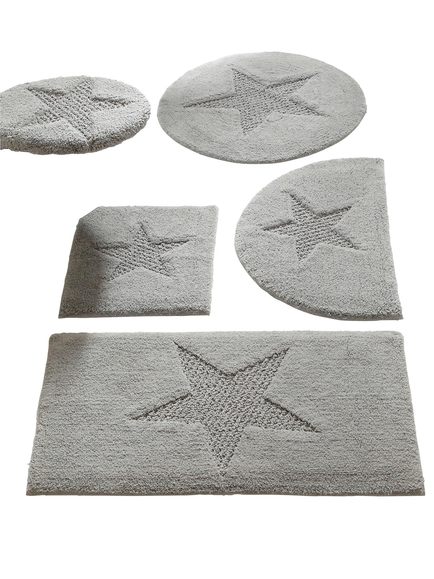 Tapis de bain 100% coton - - Gris