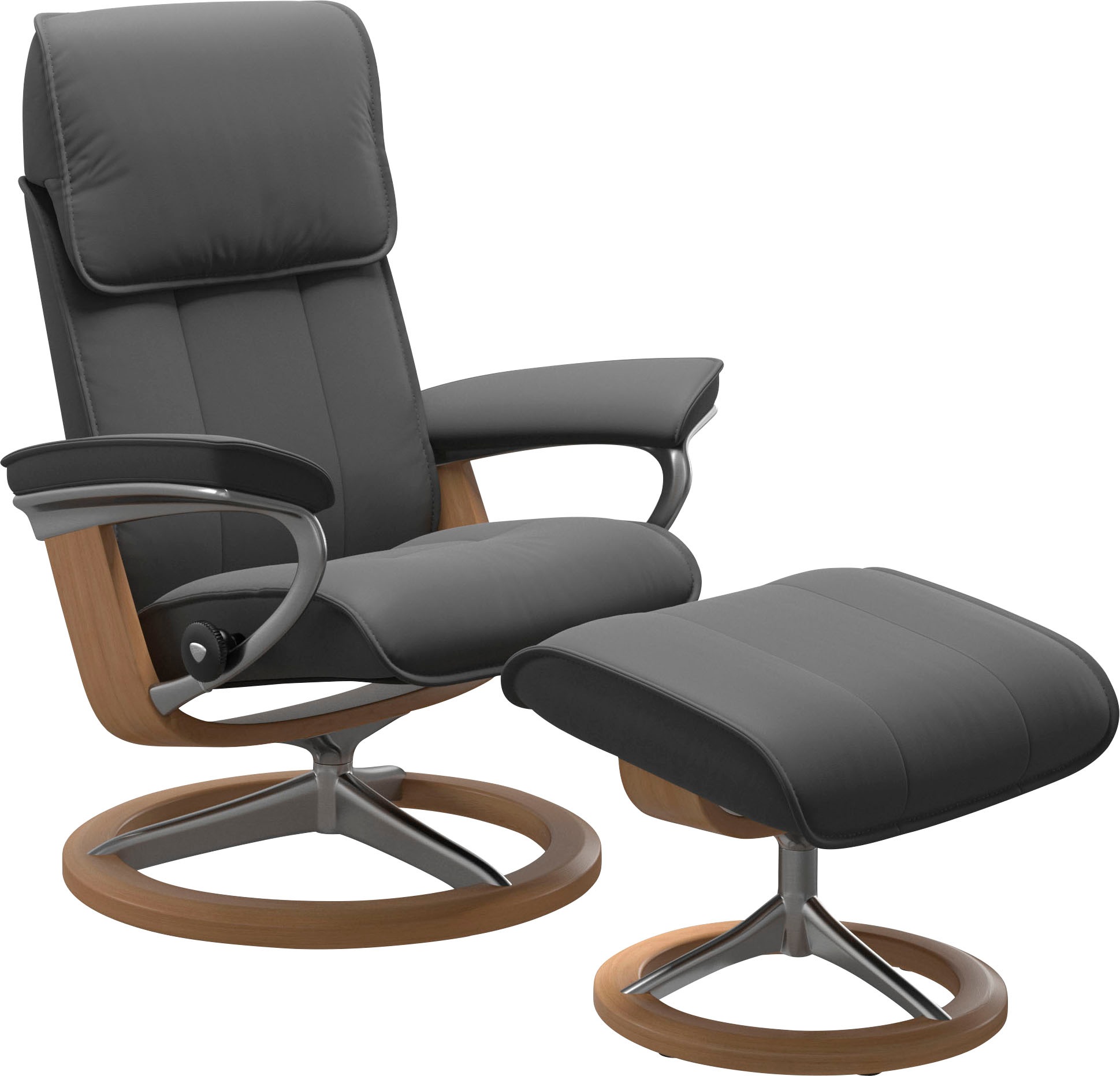 Stressless® Relaxsessel »Admiral«, mit Signature Base, Größe M & L, Gestell Eiche