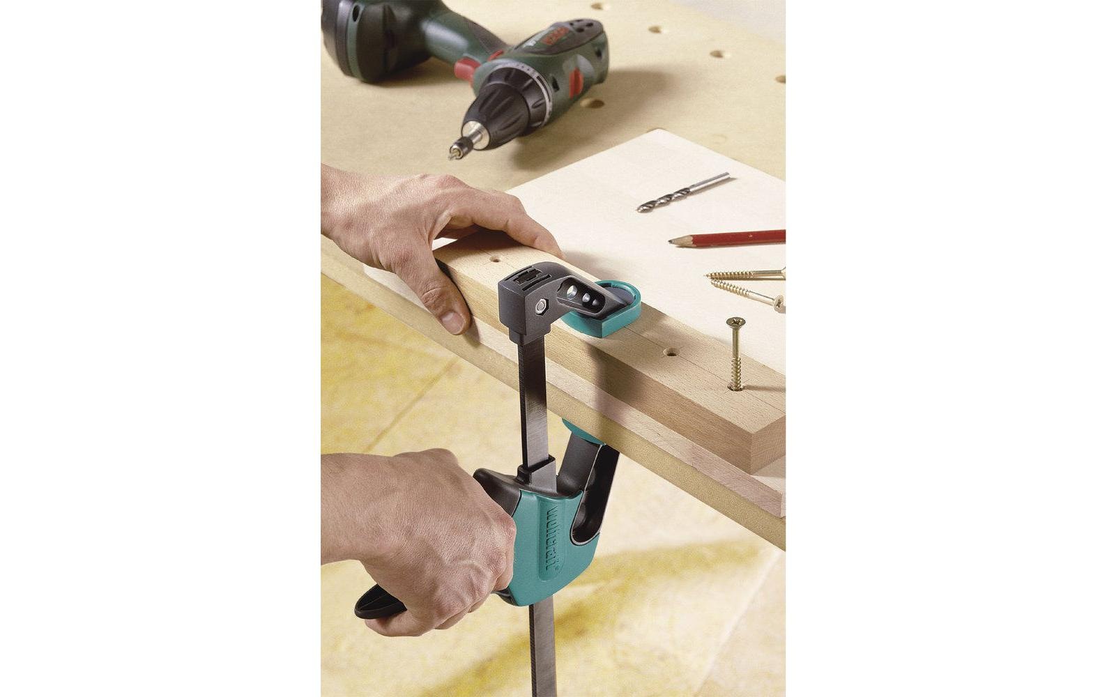 Wolfcraft Schraubzwinge »EHZ Easy 75« Ausladung 75 mm / Dehnbereich 180 - 740 mm